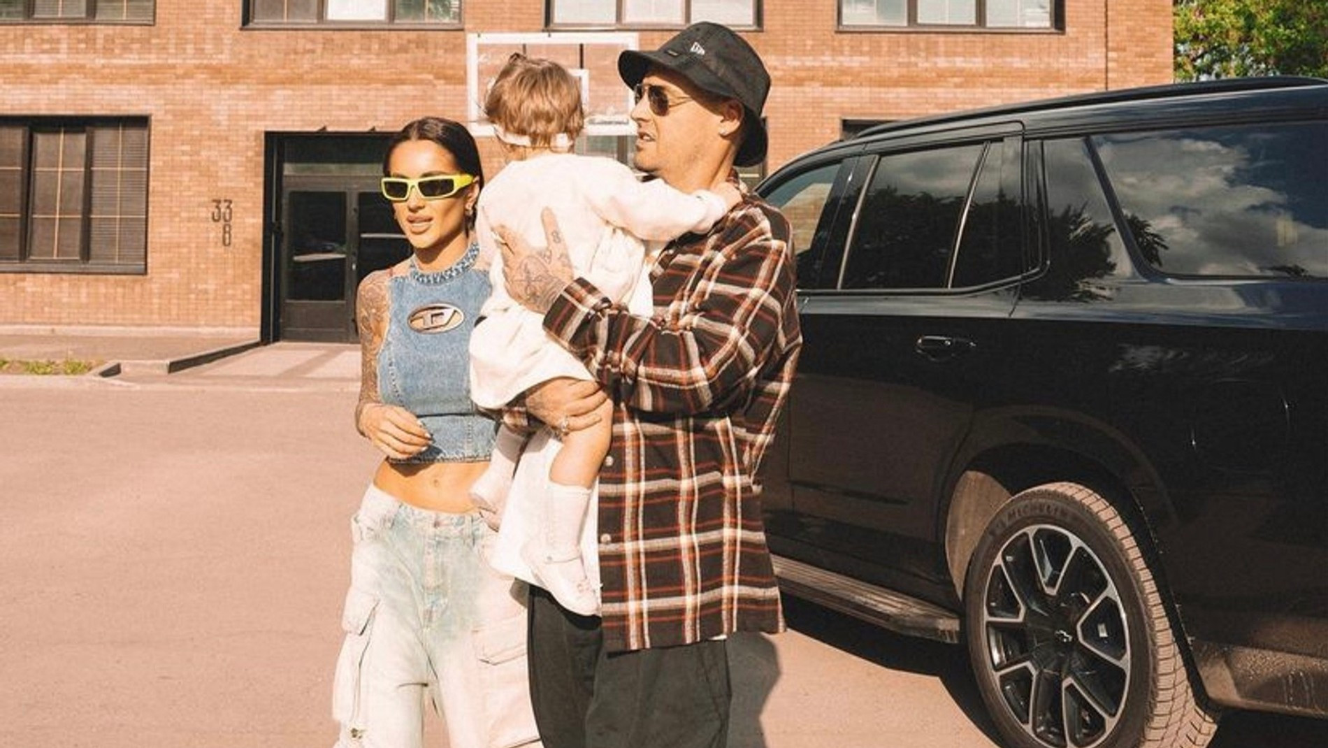 Гуф с женой и дочерью Тиной
Фото: Инстаграм (запрещен в РФ) @yuliyakorolevaa