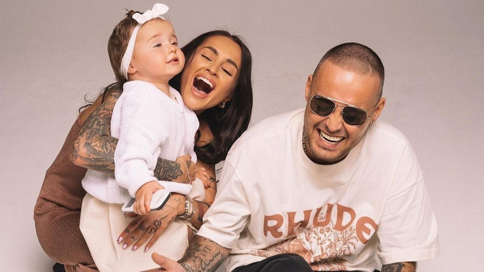 Гуф с женой Юлией и дочерью Тиной
Фото: Инстаграм (запрещен в РФ) / @therealguf