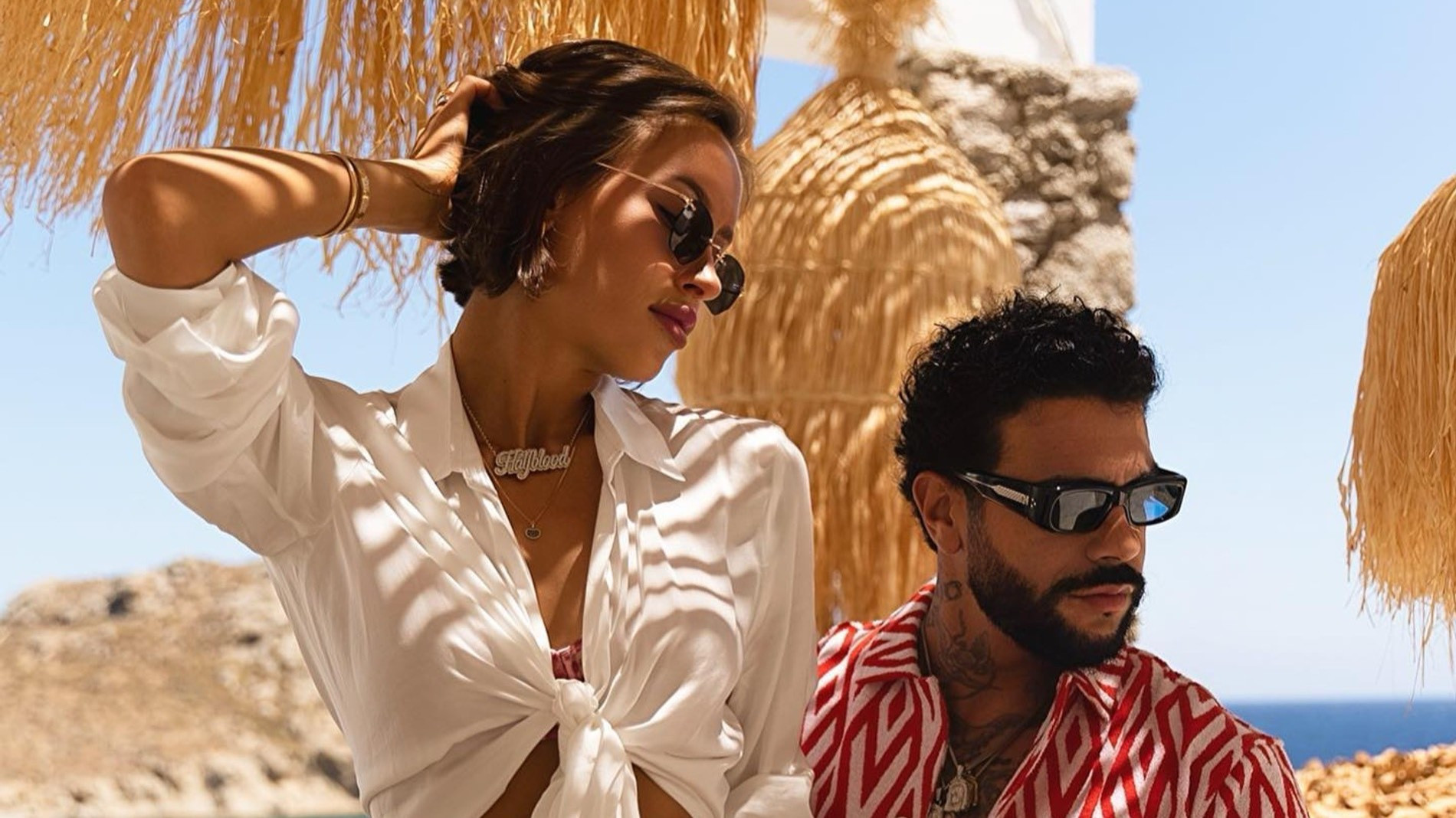 Валентина Иванова и Тимати. Фото: Инстаграм (запрещен в РФ) / @halfbloodval