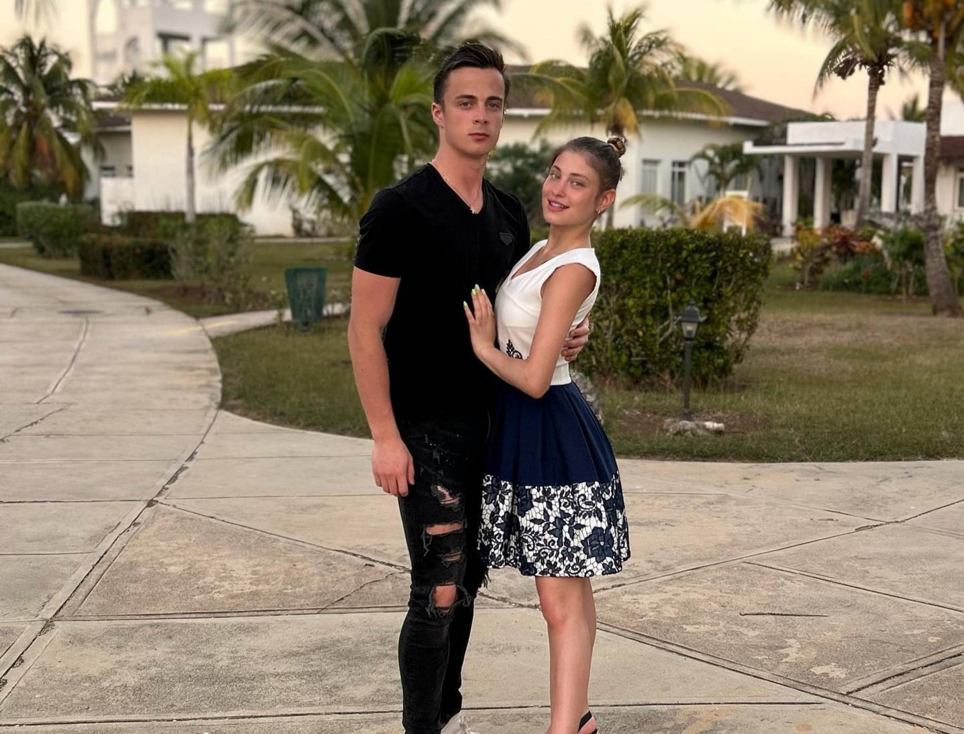 Георгий Куница и Алена Косторная. Фото: Инстаграм (запрещен в РФ) @aliona_officialnew