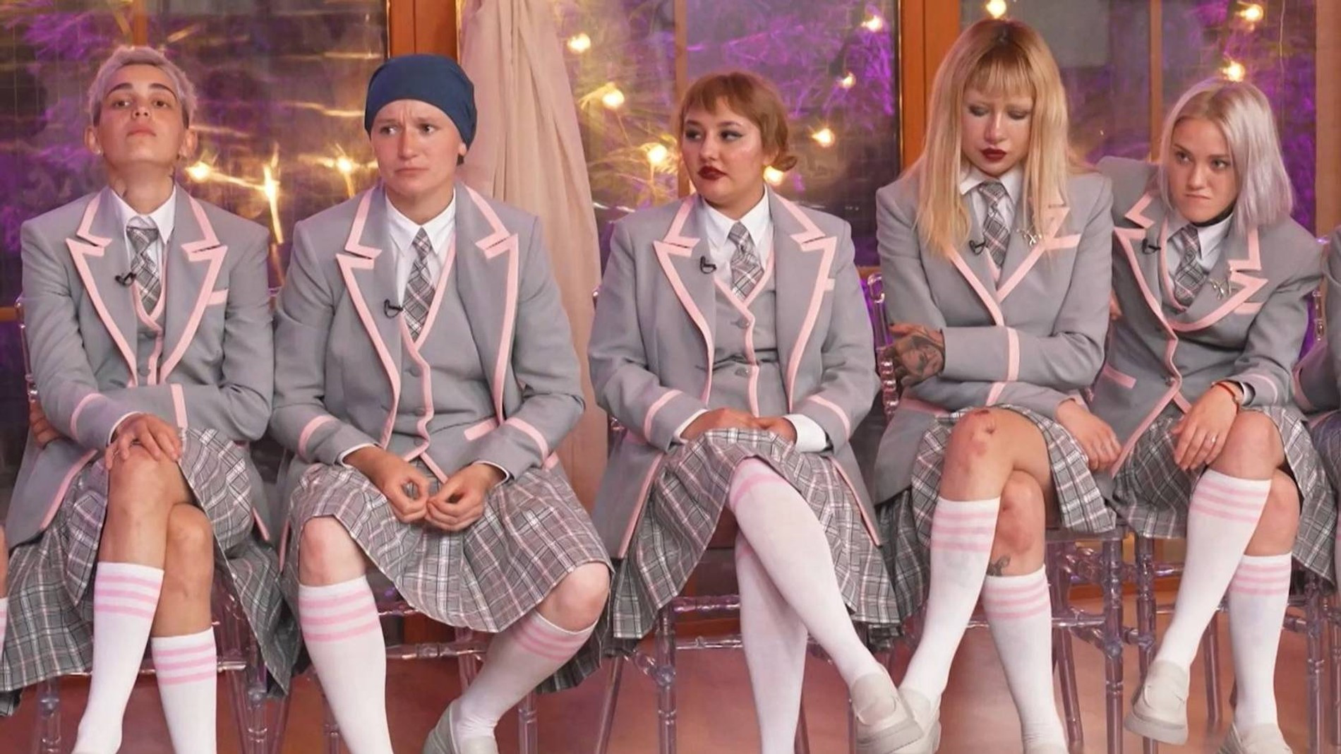 Участницы 7-го сезона шоу «Пацанки»: Юлия Михайлова — вторая слева. Фото: Premier