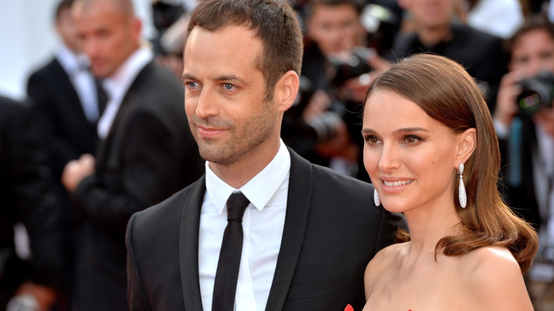 Натали Портман и Бенжамен Мильпье. Фото: Getty Images