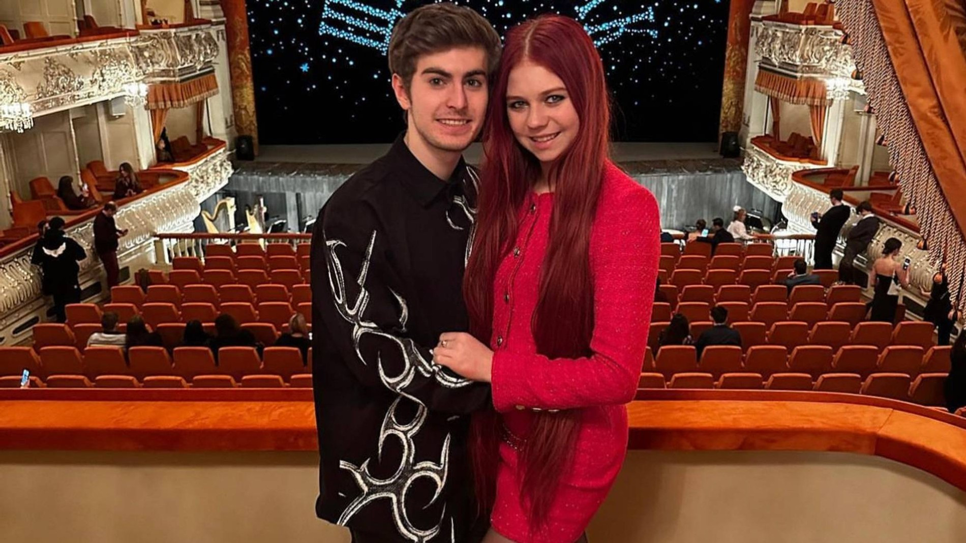 Александра Трусова и Марк Кондатюк. Фото: Инстаграм (запрещен в РФ) Трусовой