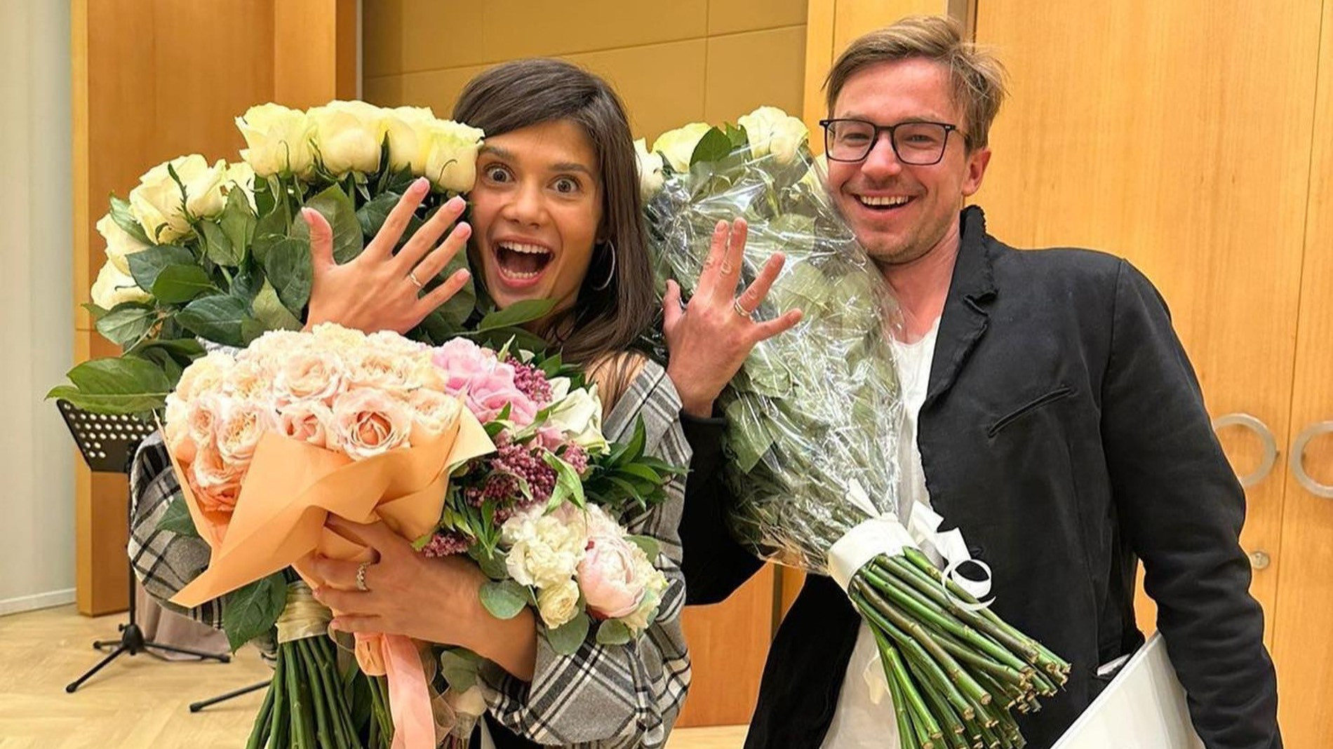 Александр Петров и Виктория Антонова. Фото: Инстаграм (запрещен в РФ) @actorsashapetrov