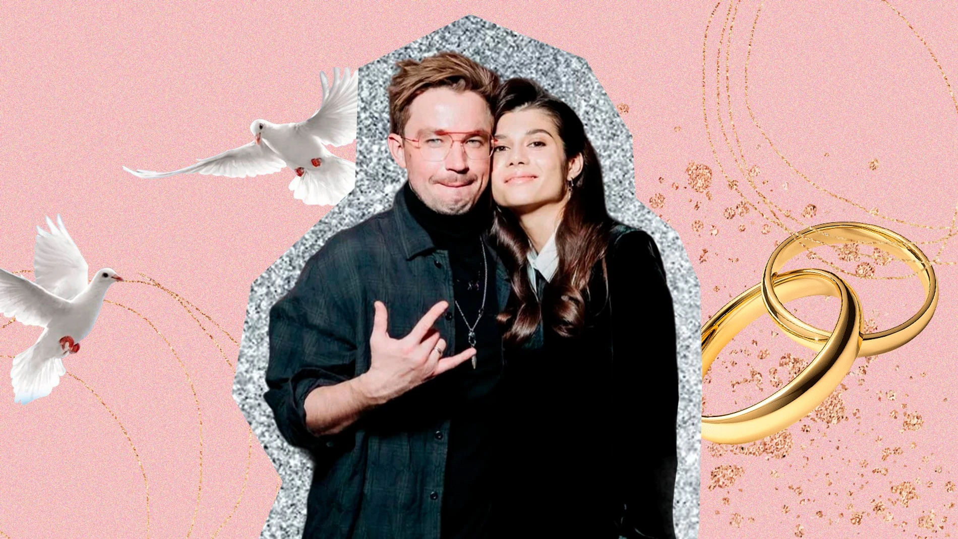 Александр Петров и его жена Виктория. Коллаж Super