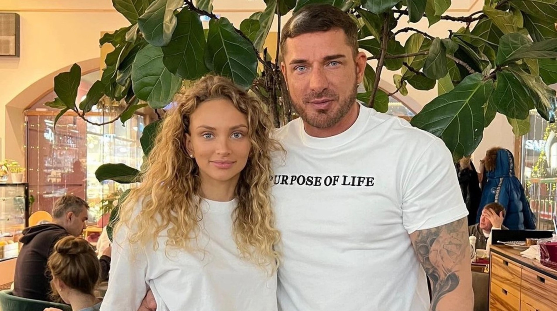 Курбан Омаров с возлюбленной Валерией. Фото: Инстаграм* @zimamoscow