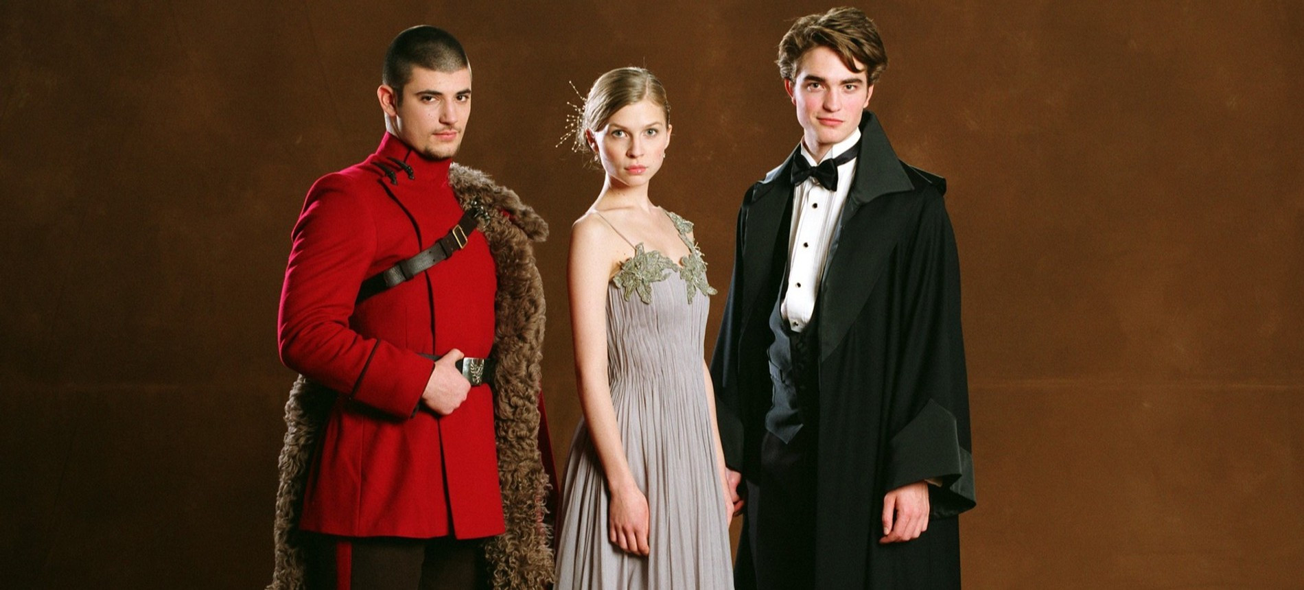 Станислав Яневский, Клеманс Поэзи и Роберт Паттинсон в фильме «Гарри Поттер и Кубок огня». Фото: WizardingWorld