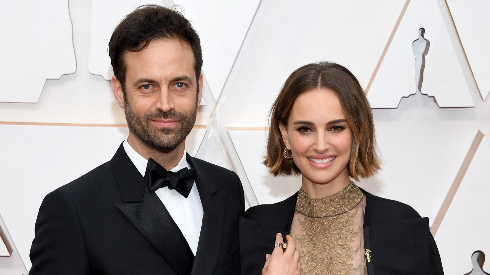 Бенжамен Мильпье и Натали Портман. Фото: Getty Images