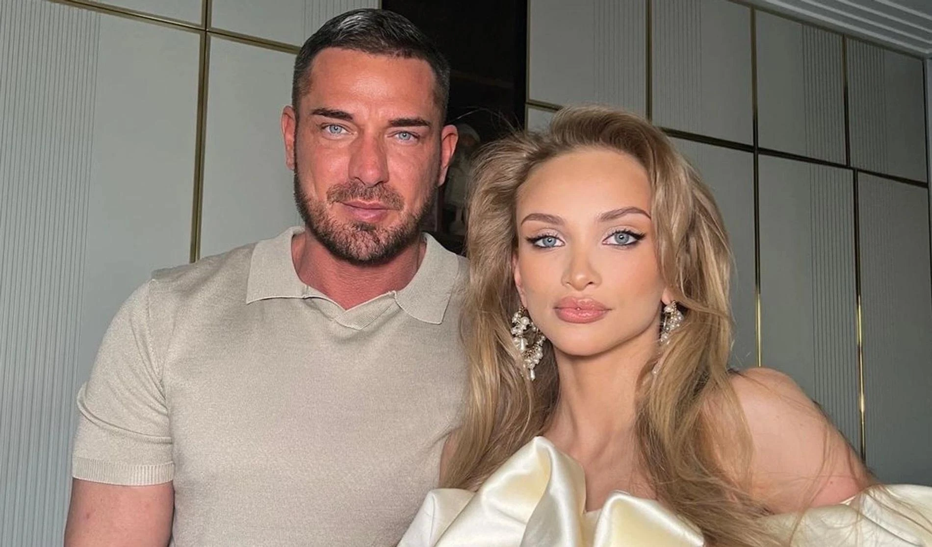 Курбан Омаров с возлюбленной Валерией. Фото: Инстаграм (запрещен в РФ) @zima_moscow