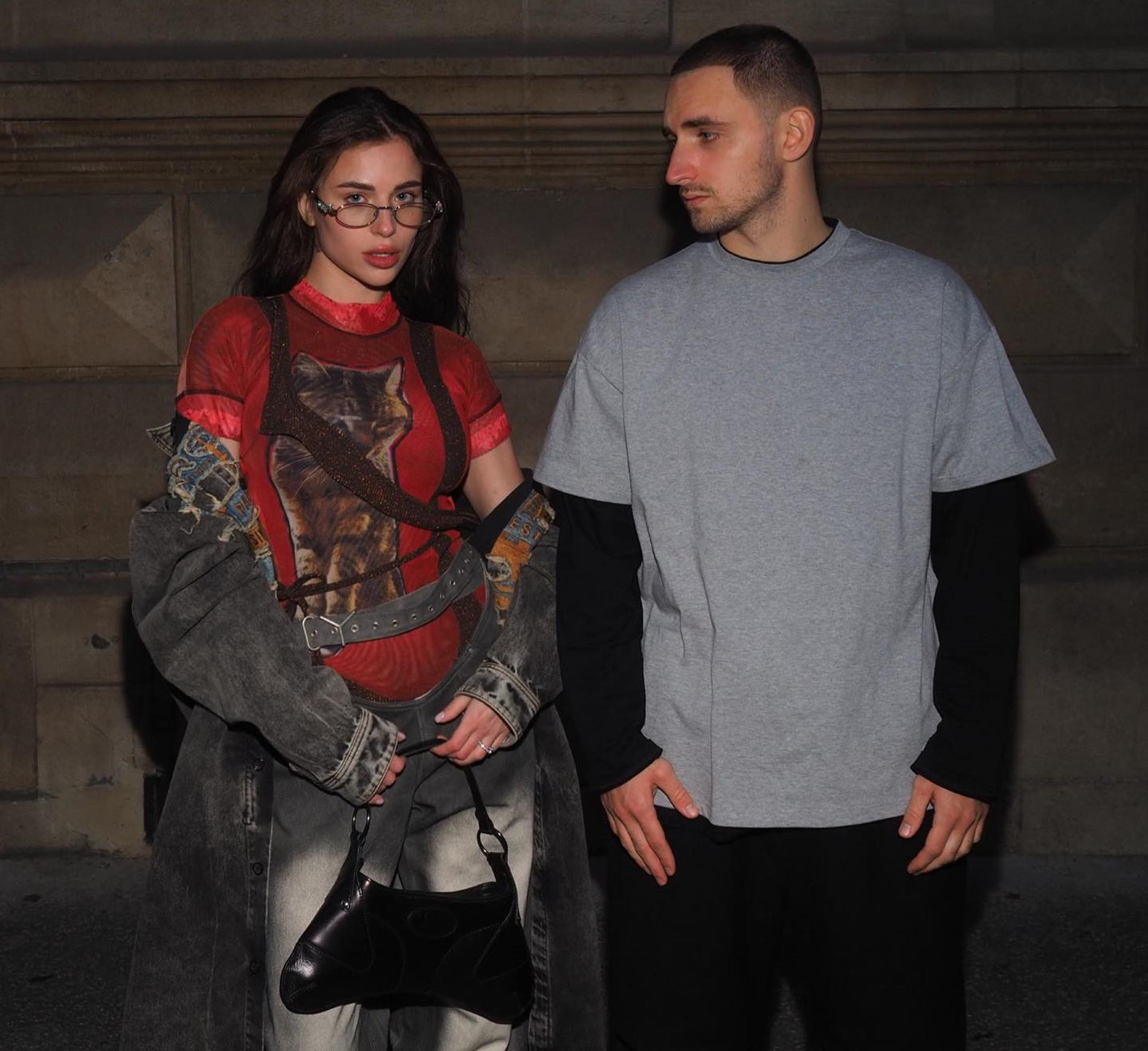 Адель Вейгель и Михаил Литвин. Фото: Инстаграм* @adelveigel