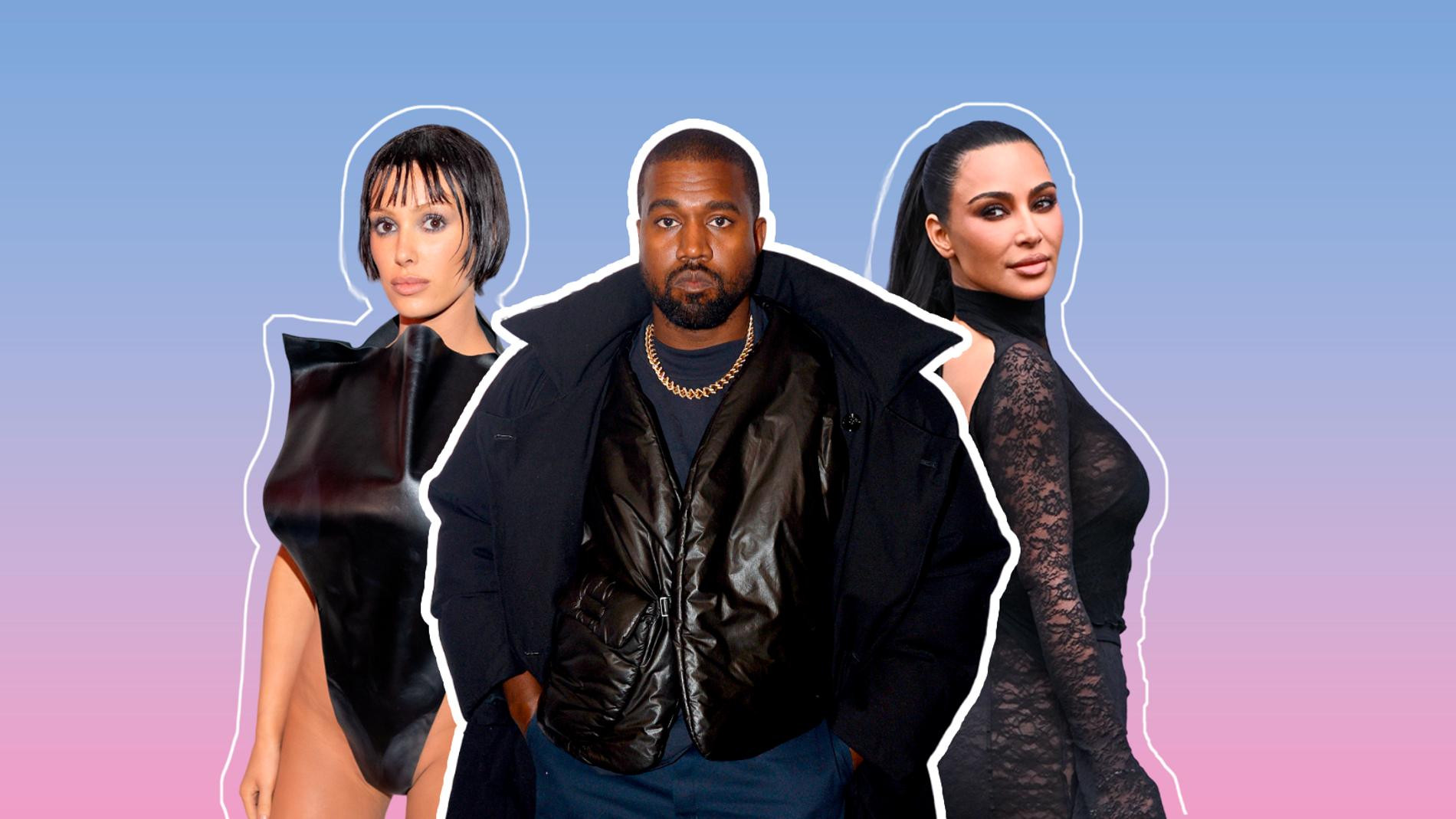 Ким Кардашьян/Канье Уэст/Бьянка Ценсори. Коллаж Super