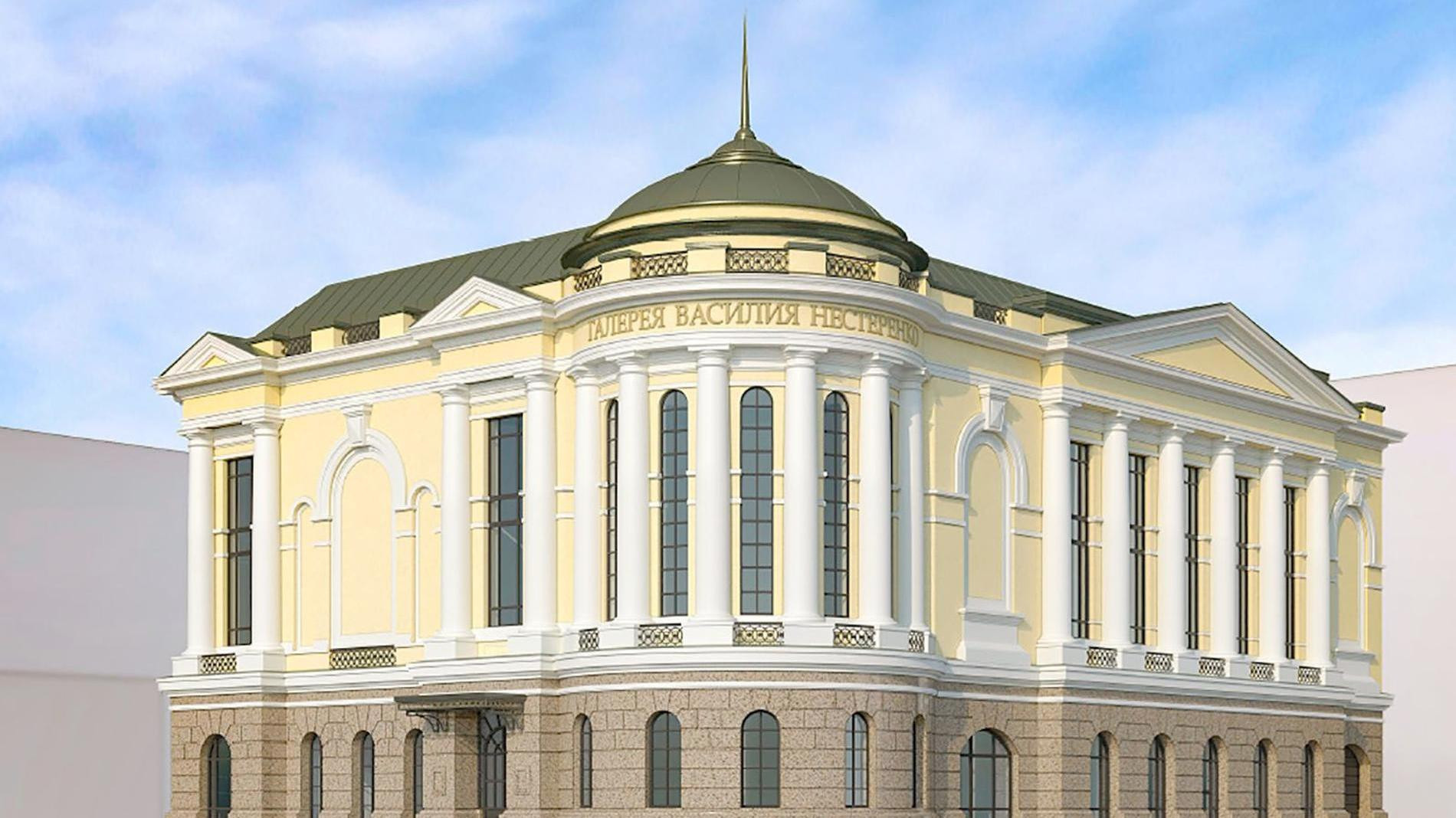 Проектное решение картинной галереи Василия Нестеренко. Фото: Mos.ru