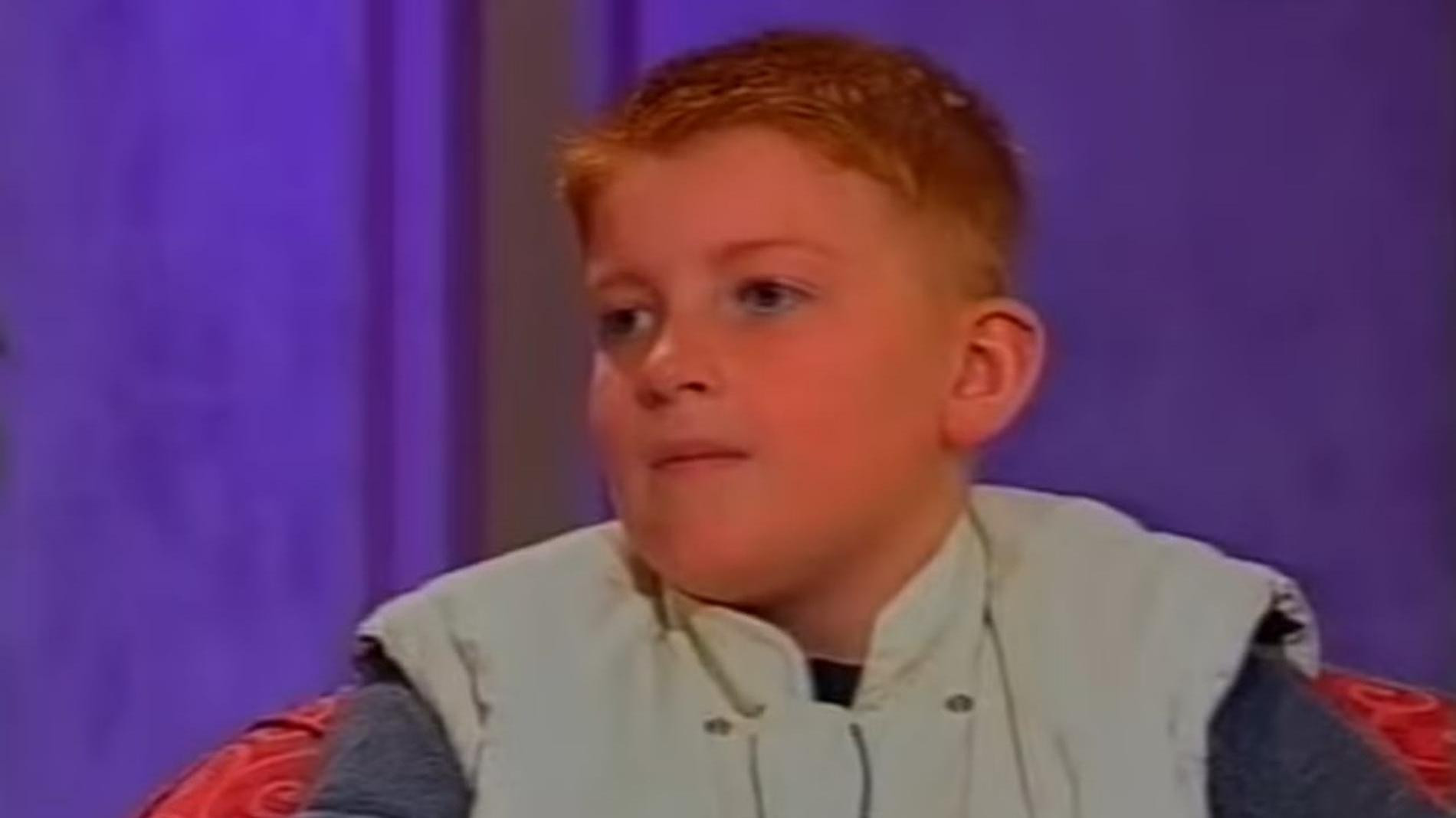 Рори Сайкс в детстве. Скриншот: телешоу Kiddy Kapers