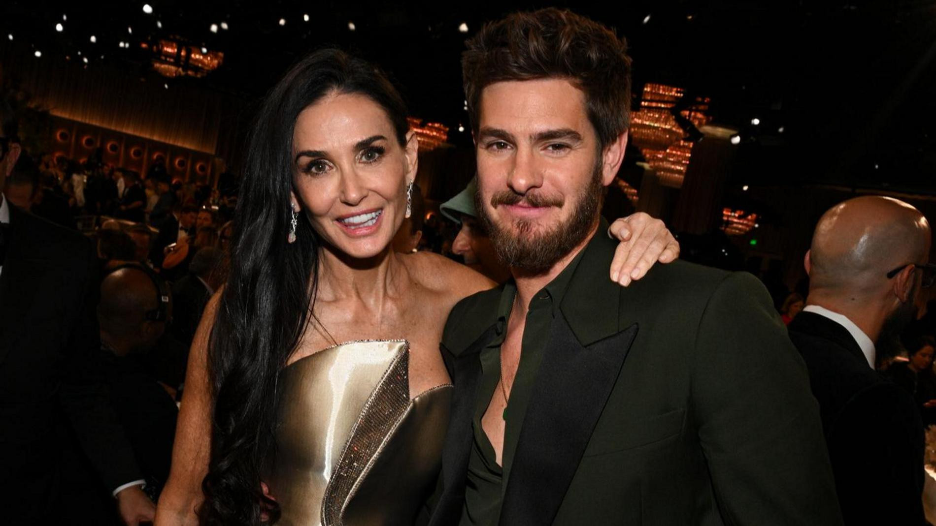 Деми Мур и Эндрю Гарфилд. Фото: Getty Images