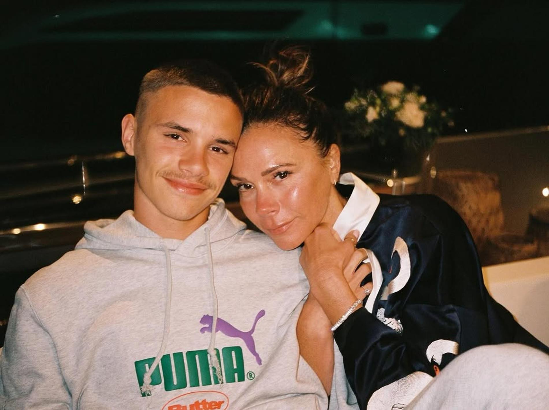 Виктория Бекхэм и ее сын Ромео. Фото: Инстаграм (запрещён в РФ) @davidbeckham