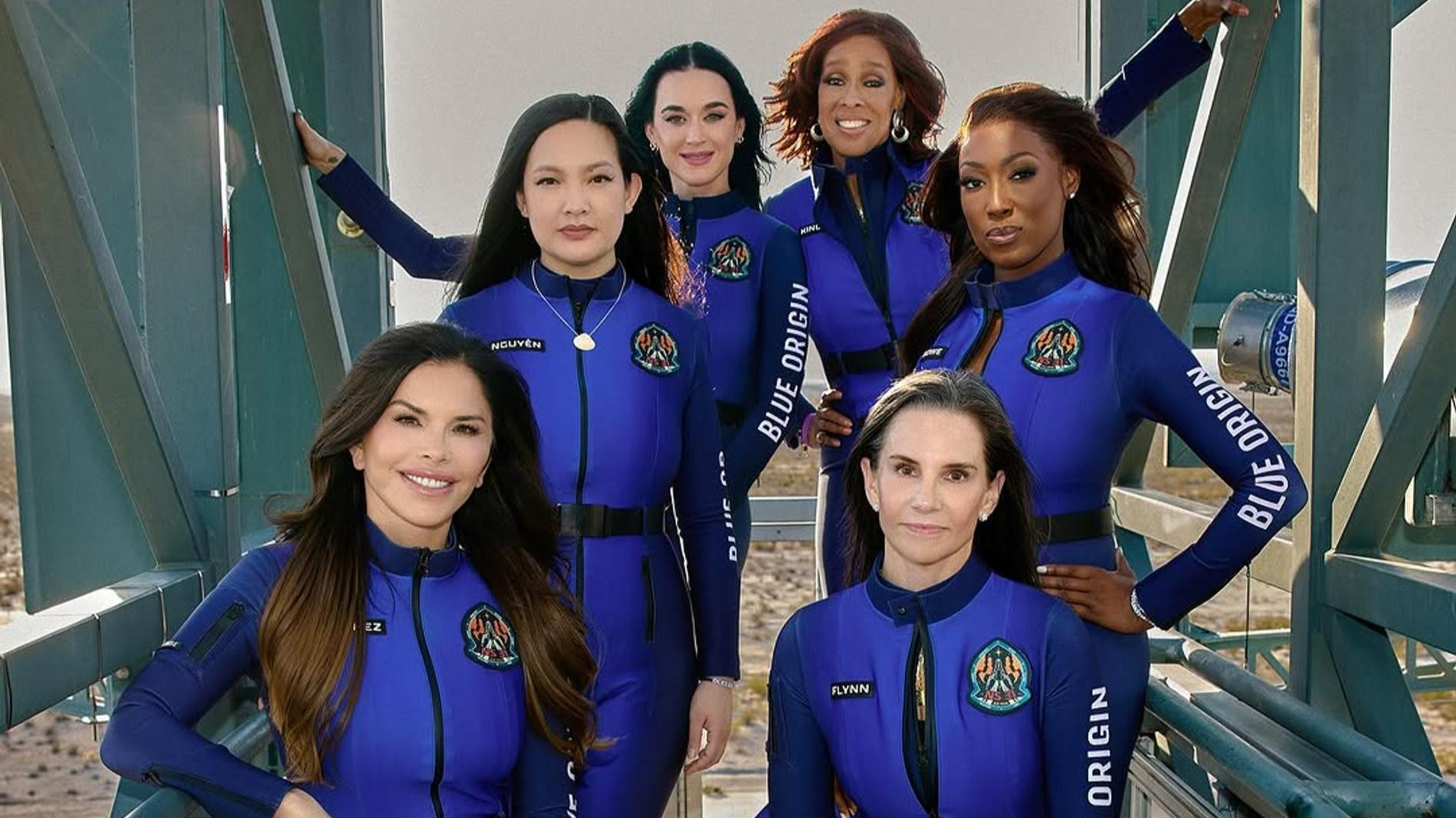 Лорен Санчес, Аманда Нгуен, Кэти Перри, Гейл Кинг, Аиша Боу и Керианн Флинн перед полётом в космос. Фото: Инстаграм (запрещён в РФ) @katyperry