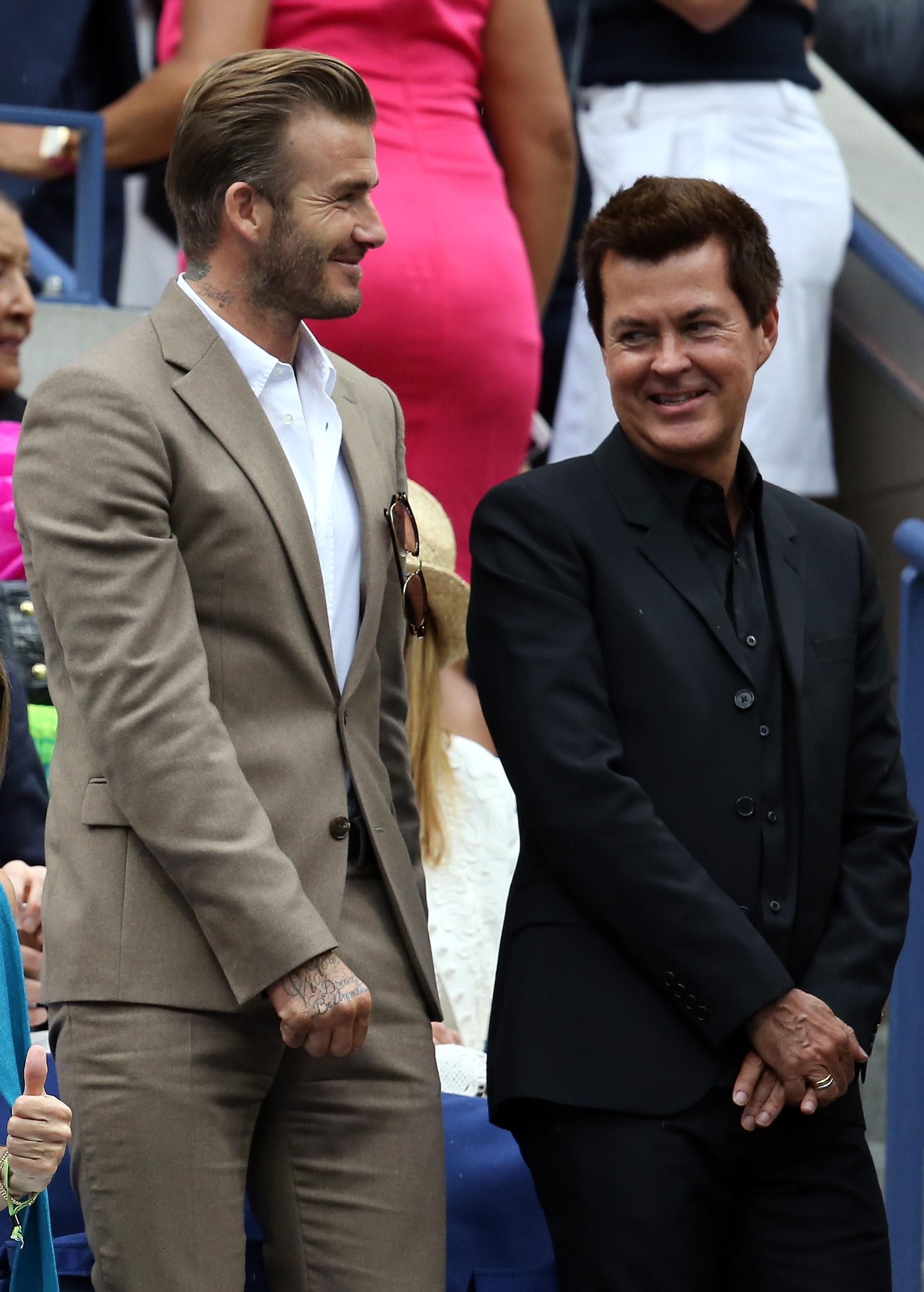 Дэвид Бекхэм и Саймон Фуллер. Фото: Getty Images