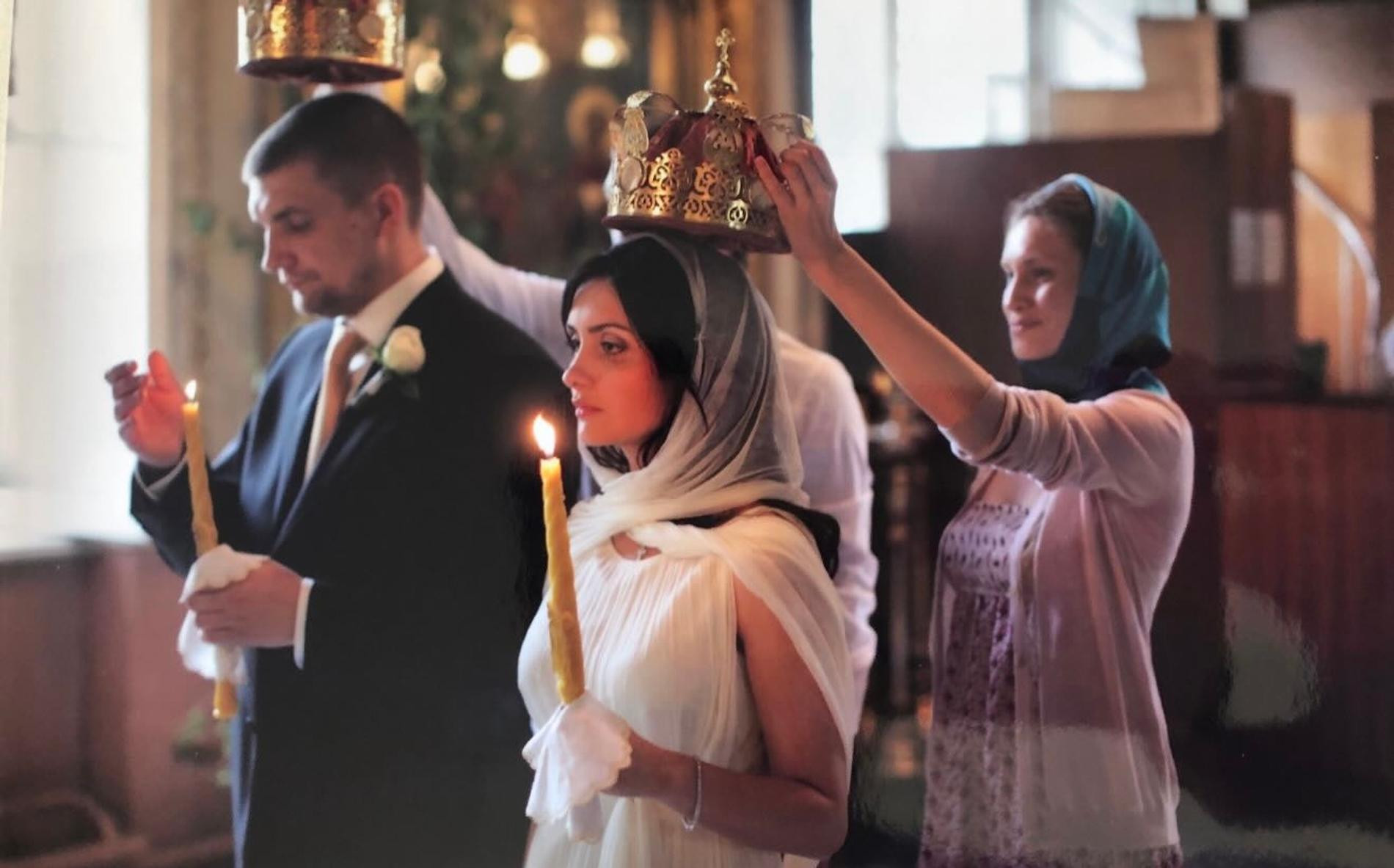 Венчание Василия Вакуленко и Елены Пинской. Фото: Инстаграм* @elena_vakulenkopinskay