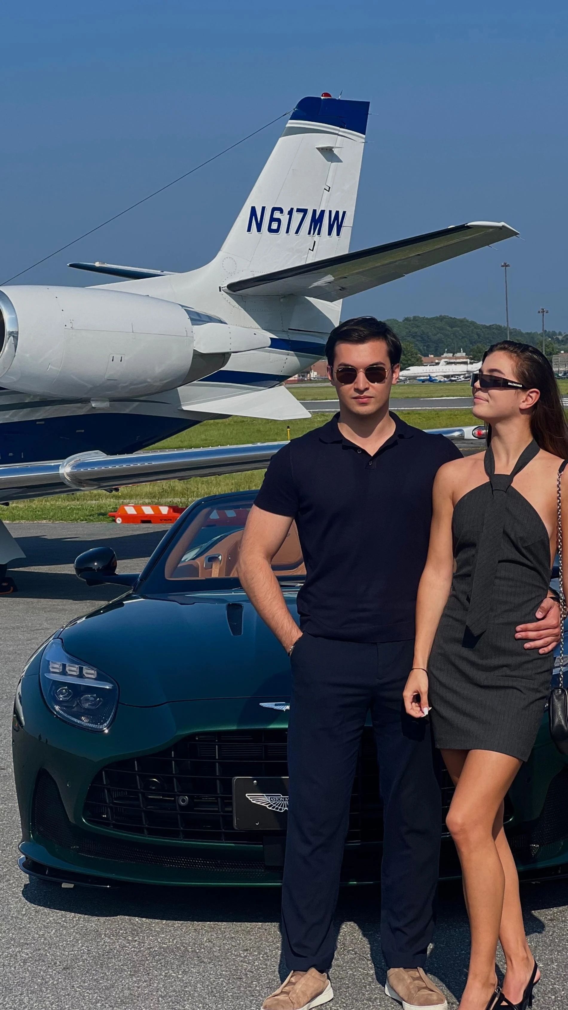 Алина Белькевич со спутником. Фото: Инстаграм* @alinabelkevia