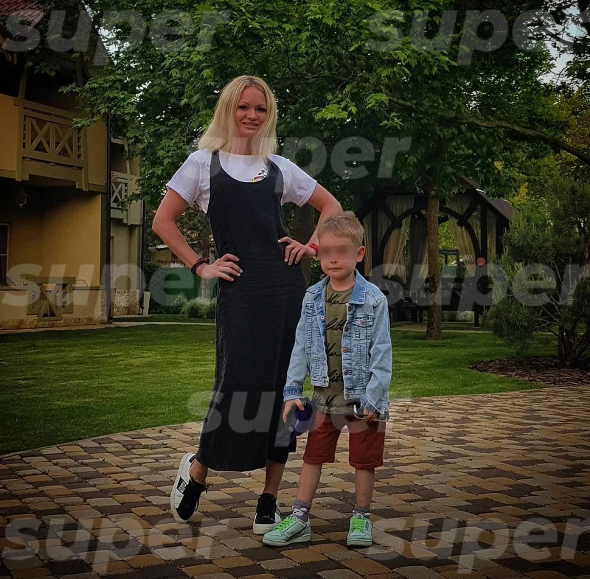 Предполагаемая любовница Аскольда Запашного Диана Таланина с сыном Аскольдом. Фото: Инстаграм (запрещён в РФ) героини материала