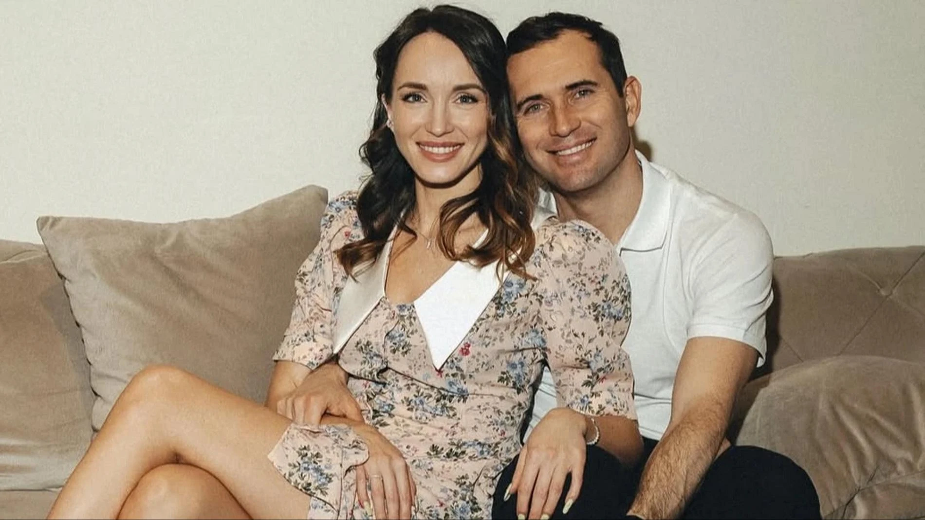 Евгения Ледащева и Александр Кержаков. Фото: Инстаграм (запрещён в РФ) @ledascheva