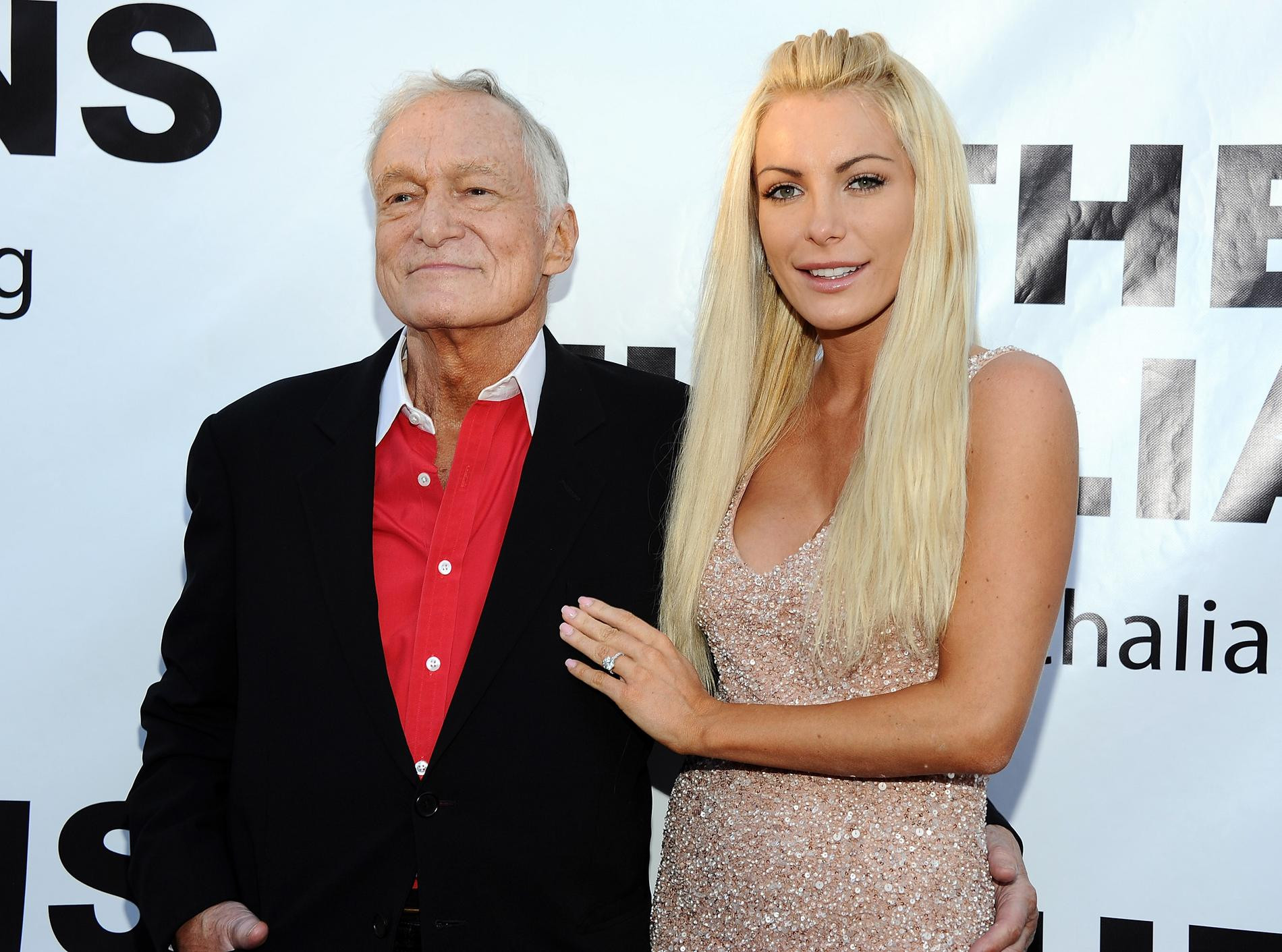 Хью Хефнер и Кристал Хефнер. Фото: Getty Images
