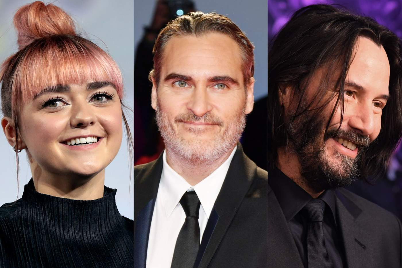 Мэйси Уильямс, Хоакин Феникс, Киану Ривз
Фото: Getty