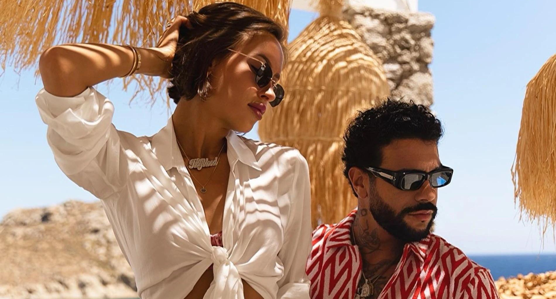 Валентина Иванова и Тимати. Фото: Инстаграм (запрещен в РФ) / @halfbloodval