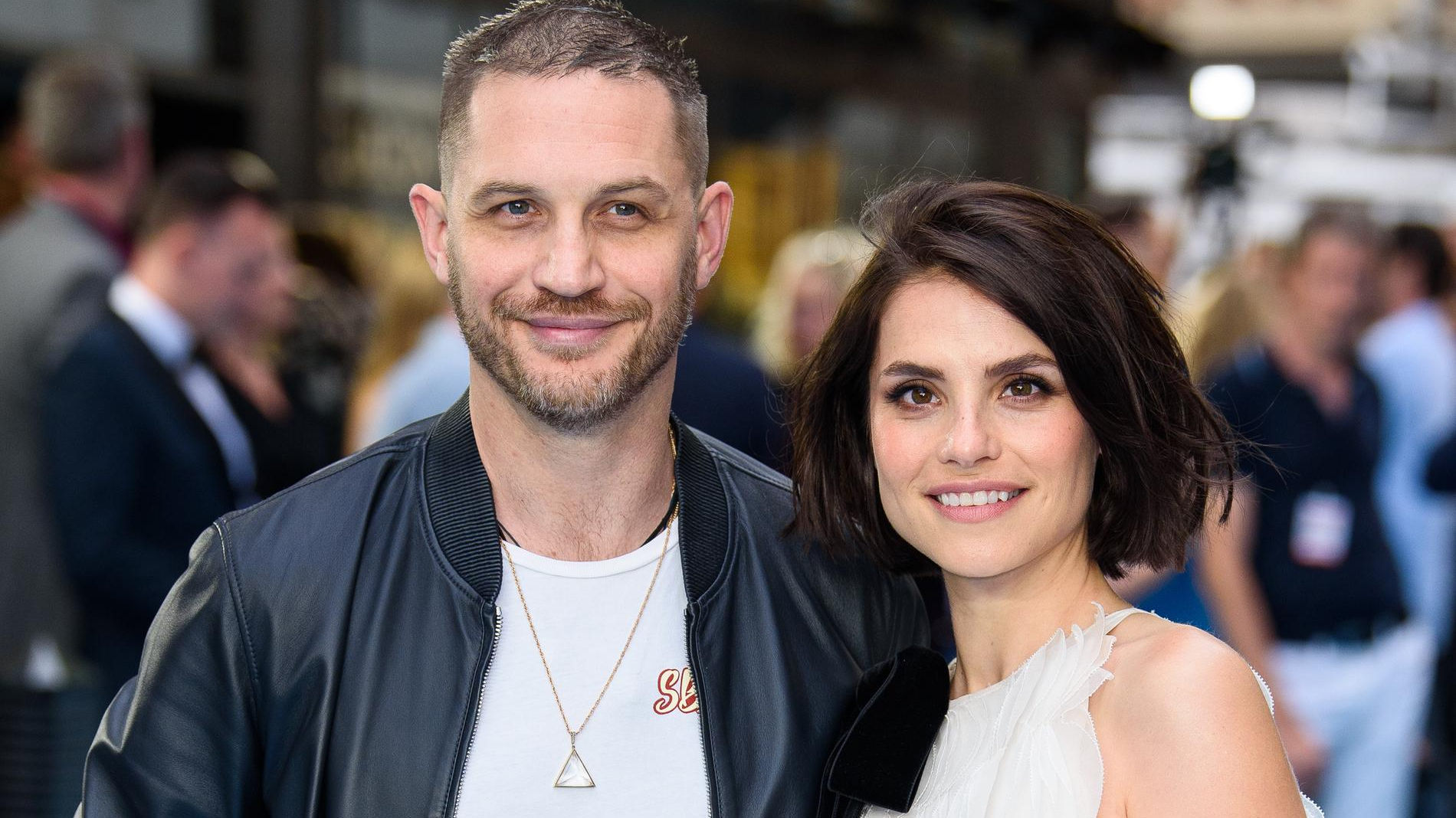 Том Харди с супругой. Фото: Getty Images