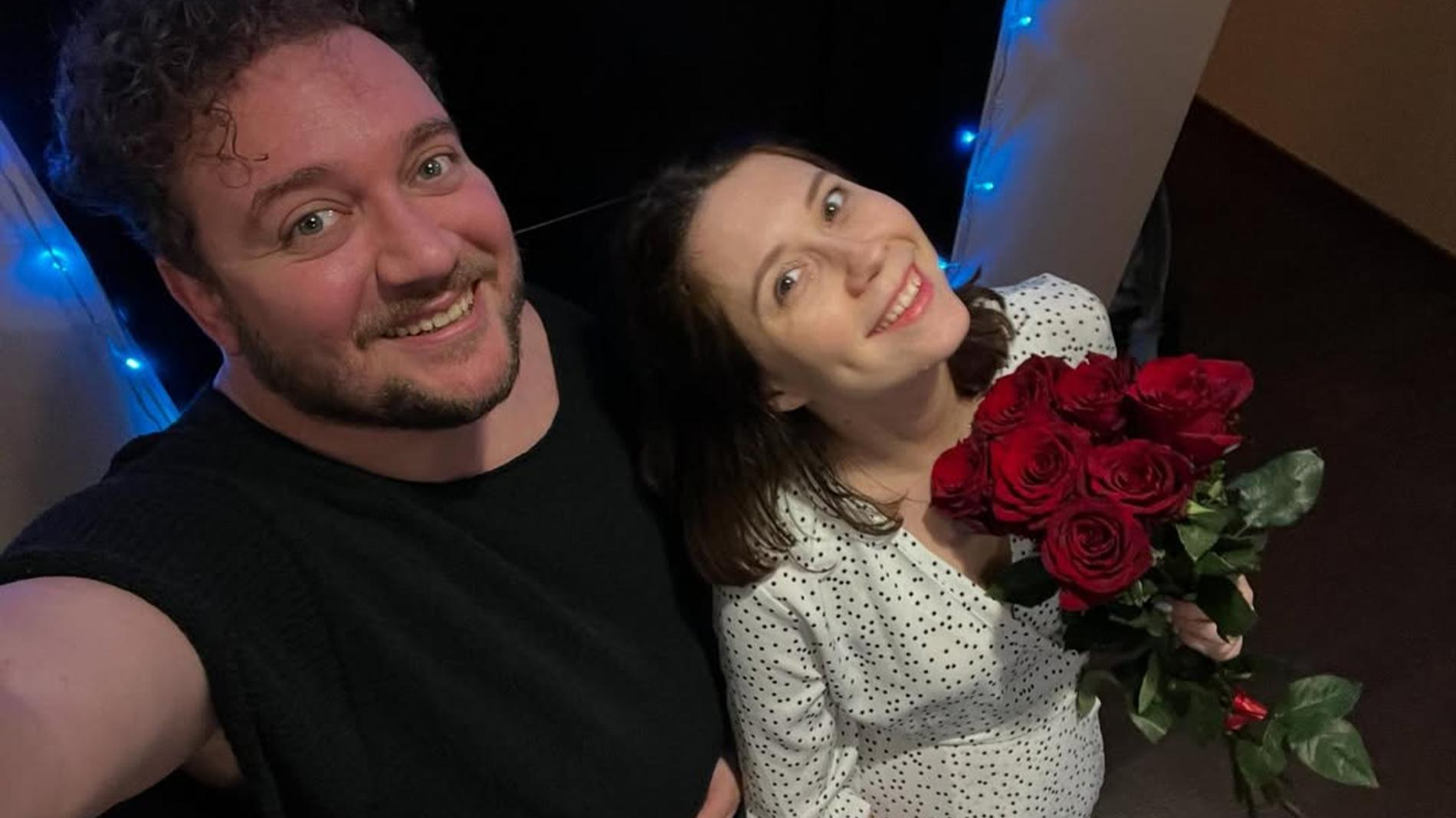 Борис Дергачёв и Анна Могуева. Фото: Инстаграм (запрещён в РФ) @annabogomdana