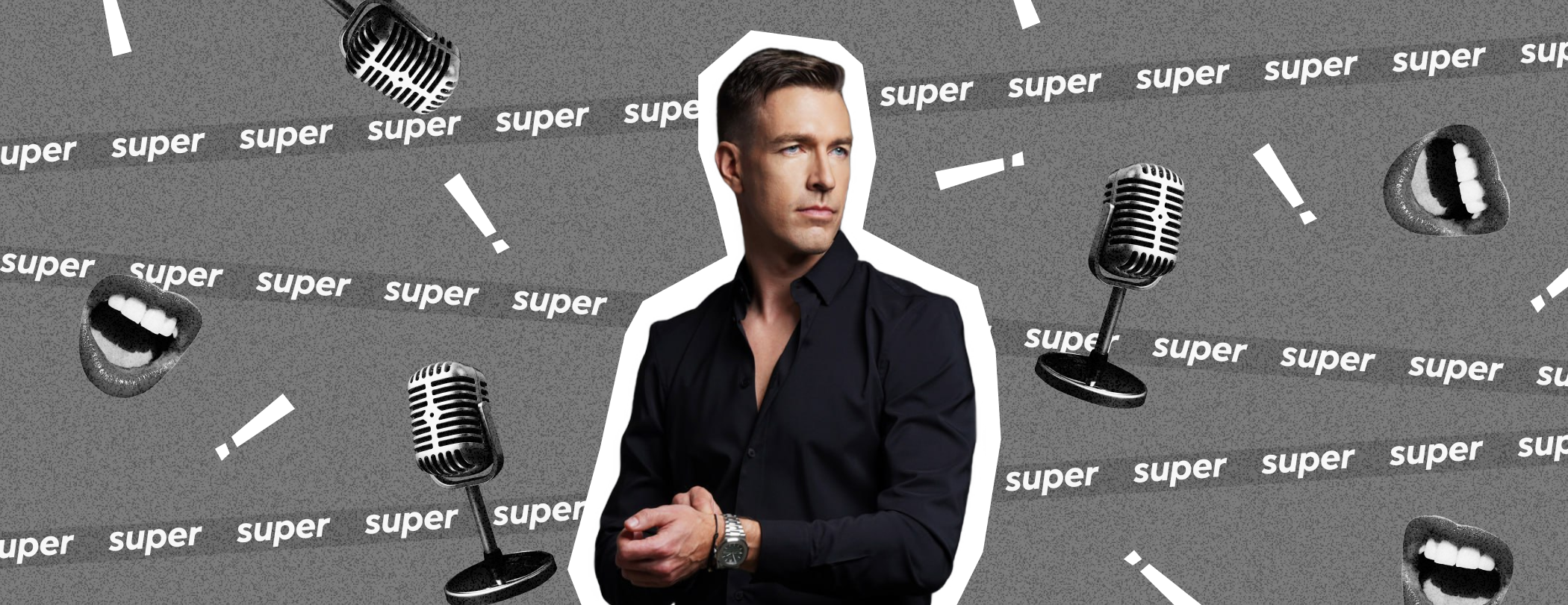 Алекс Лесли. Коллаж Super 