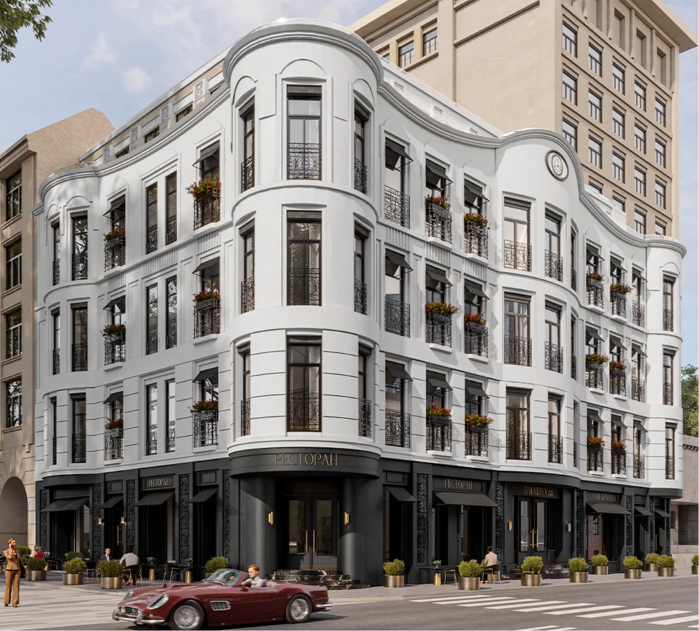 Здание делового центра «Плющиха 55». Фото: официальный сайт делового центра