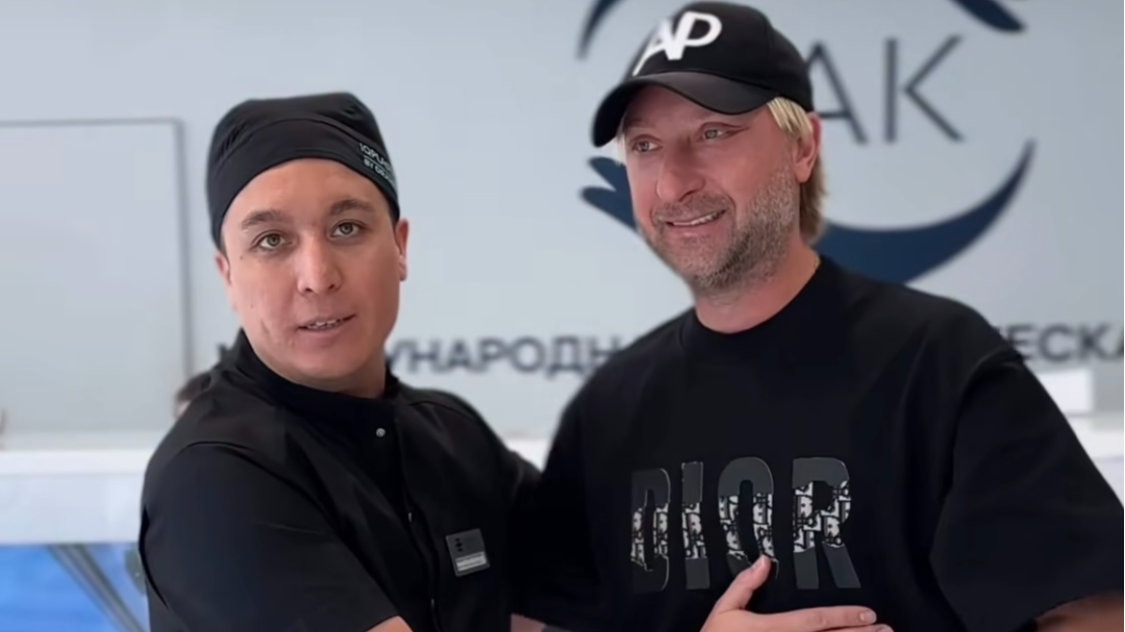Тимур Хайдаров и Евгений Плющенко. Фото: Инстаграм (запрещён в РФ) @plushenkoofficial