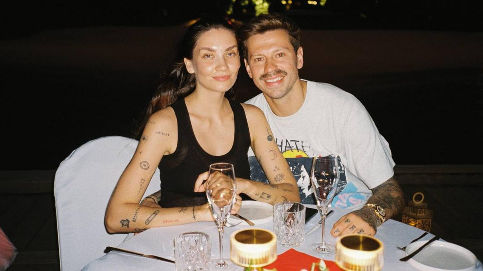 Карина Истомина и Фёдор Смолов. Фото: ТГ-канал @istominakarina