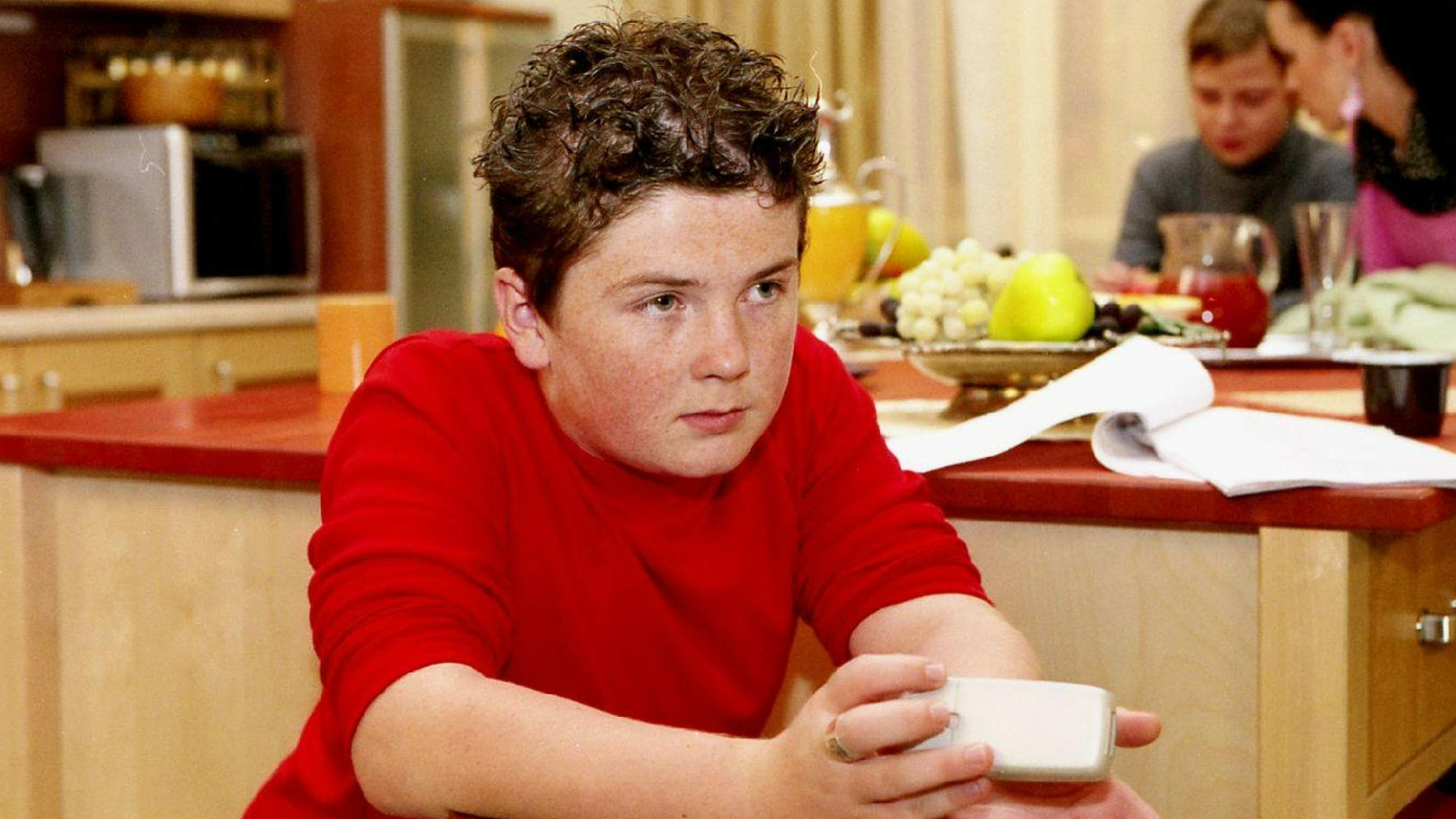 Павел Сердюк на съёмках «Моей прекрасной няни»