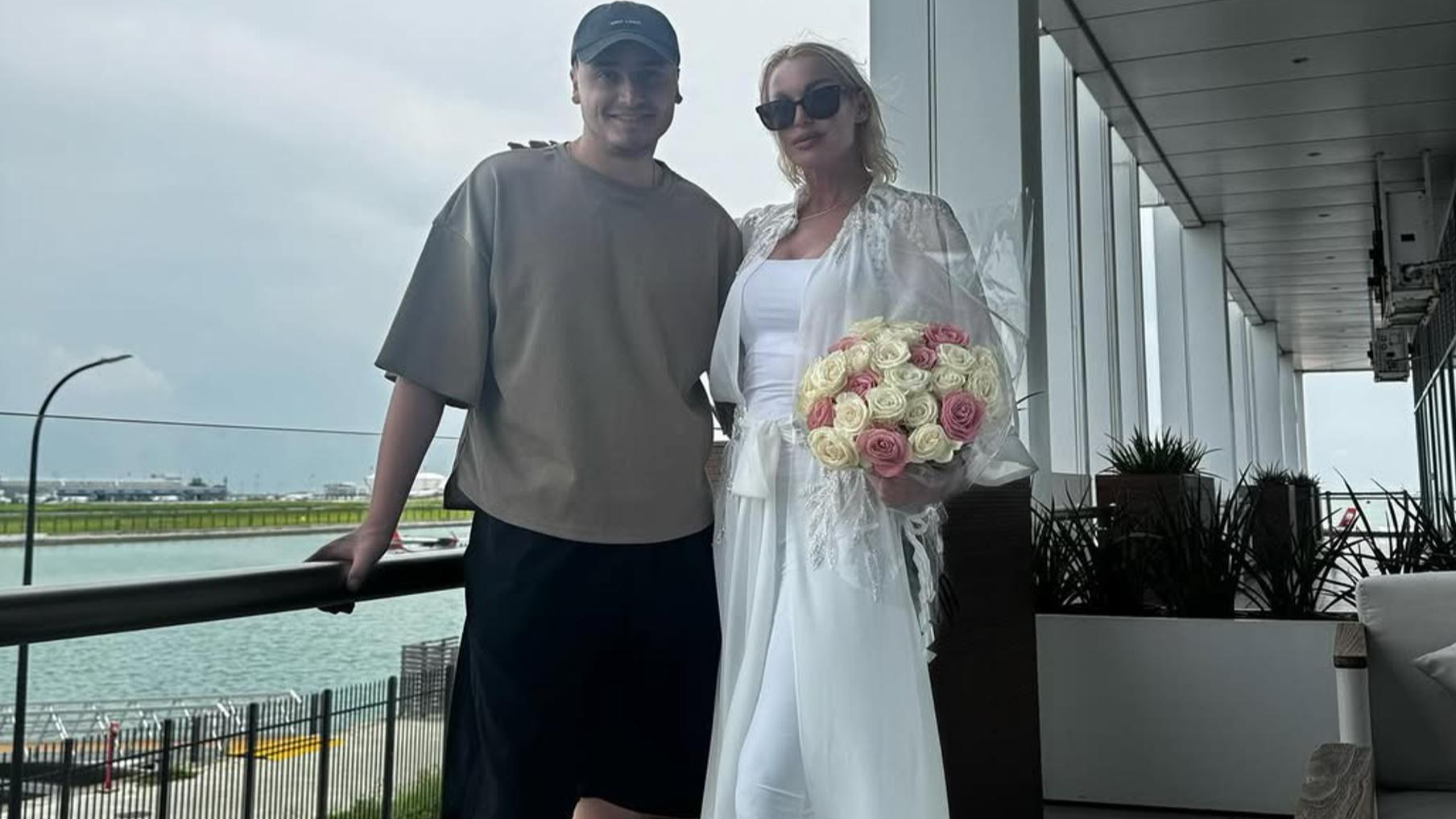 Марчел Абаби и Анастасия Волочкова. Фото: Инстаграм (запрещён в РФ) @volochkova_art