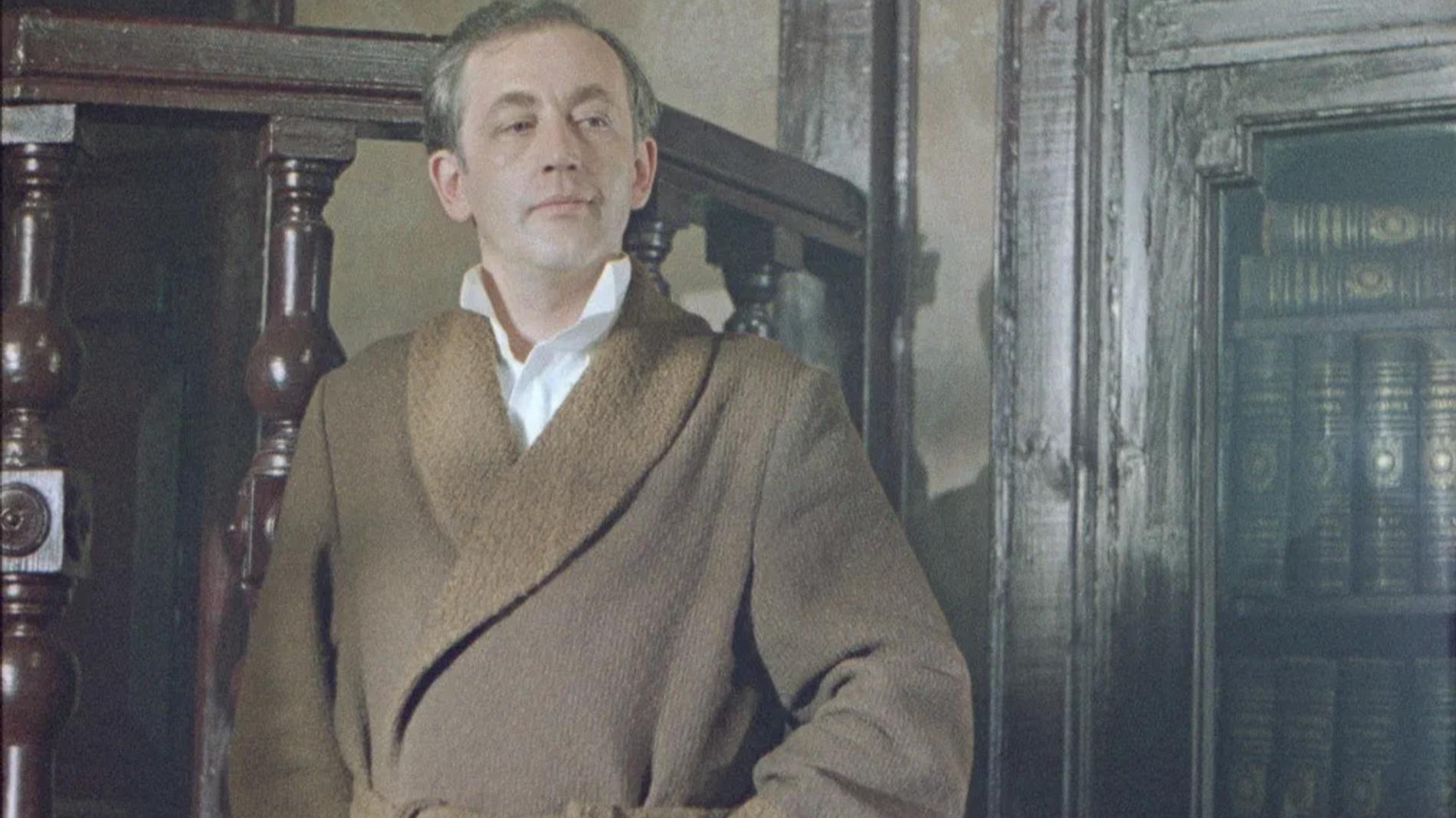 Василий Ливанов. Кадр из фильма «Приключения Шерлока Холмса и доктора Ватсона»