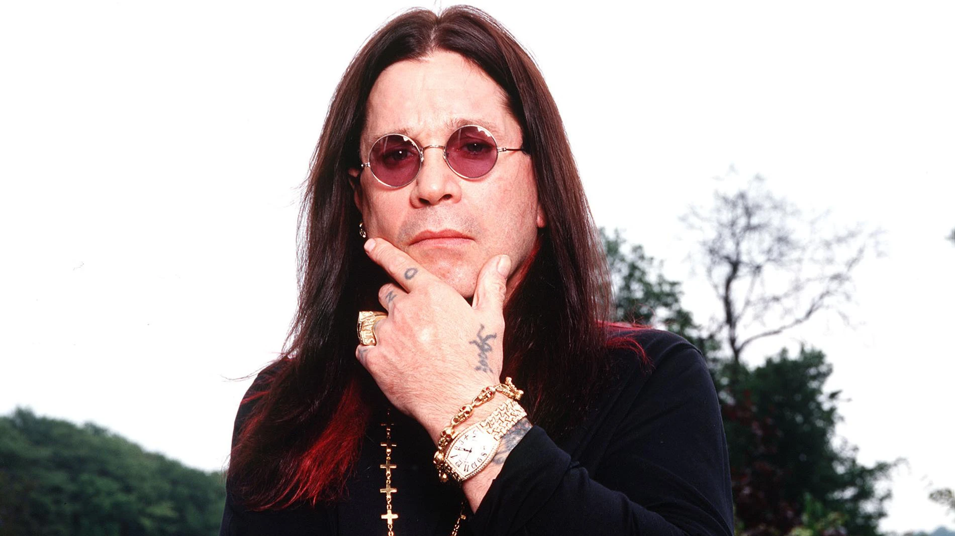 Оззи Осборн с дочерью Келли и супругой Шэрон. Фото: Getty Images