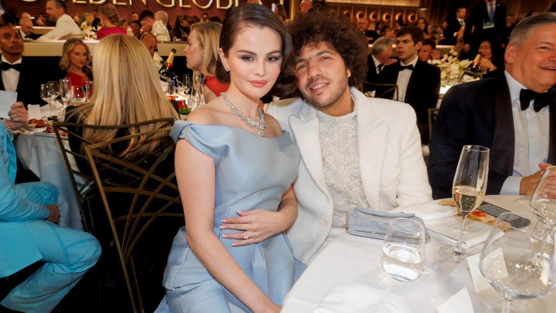 Селена Гомес и Бенни Бланко. Фото: Getty Images