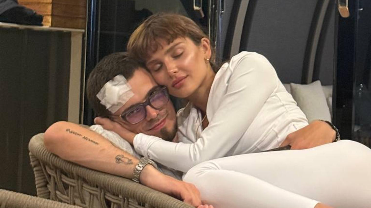 Никита Ефремов и Дина Саева. Фото: Telegram-канал senoritasaeva