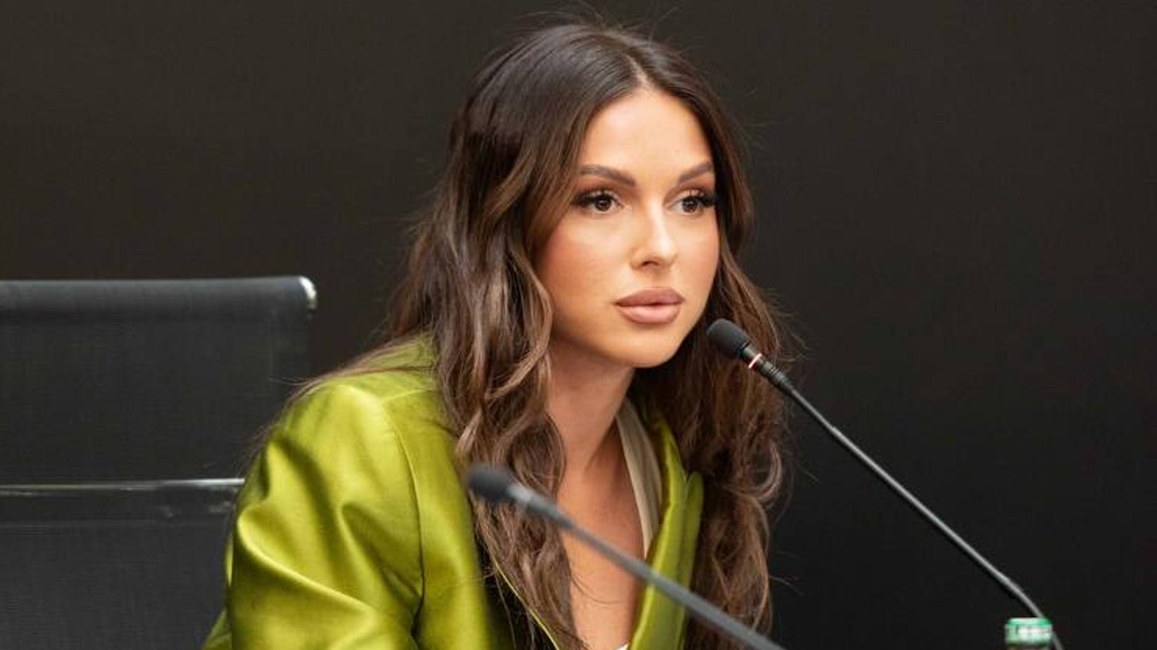 Певица Нюша. Фото: Telegram-канал NYUSHA