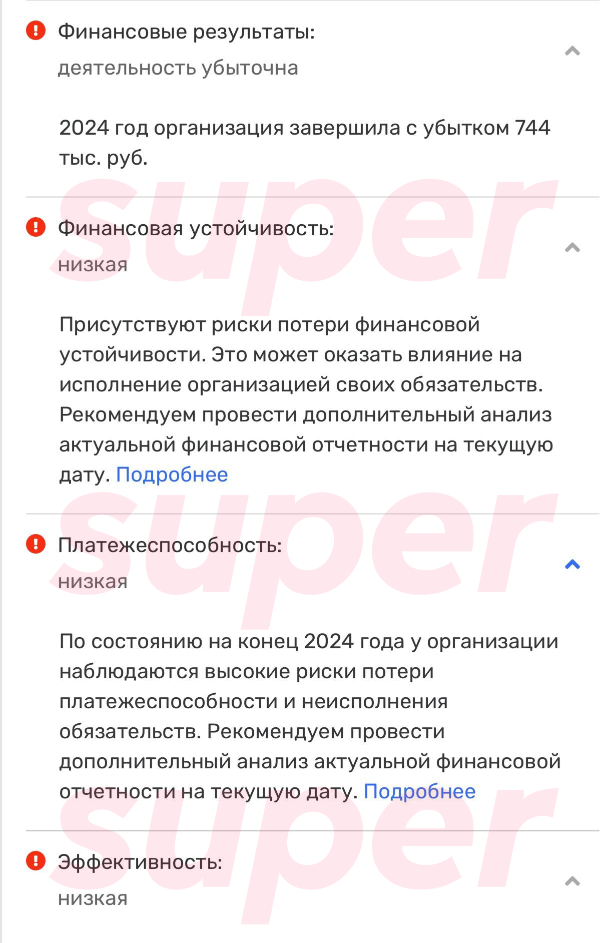 Данные о состоянии бизнеса Евгения Понасенкова*. Фото: Rusprofile