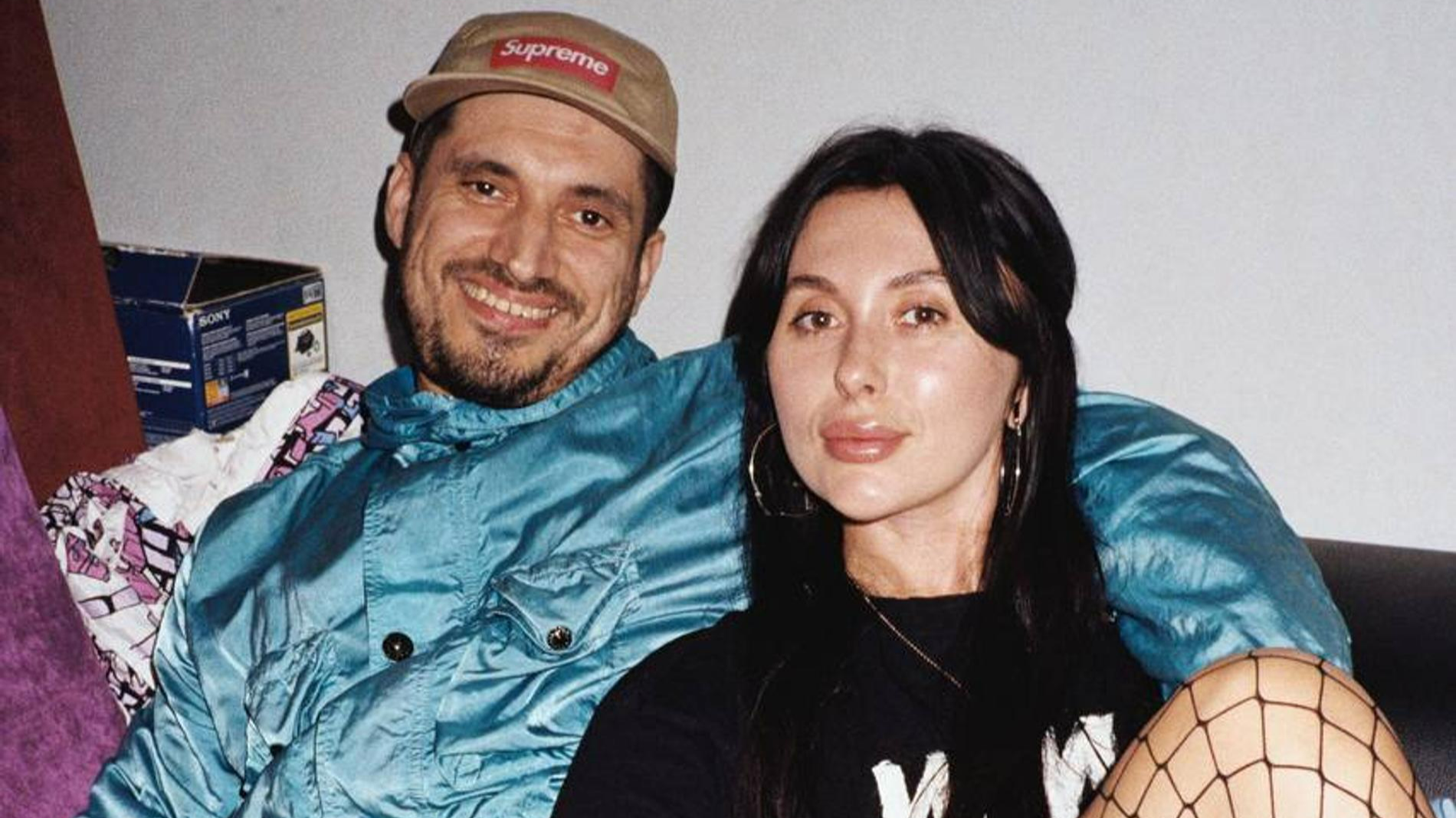 Ева Крицкая и Паша Техник. Фото: ТГ-канал evakaritskaua