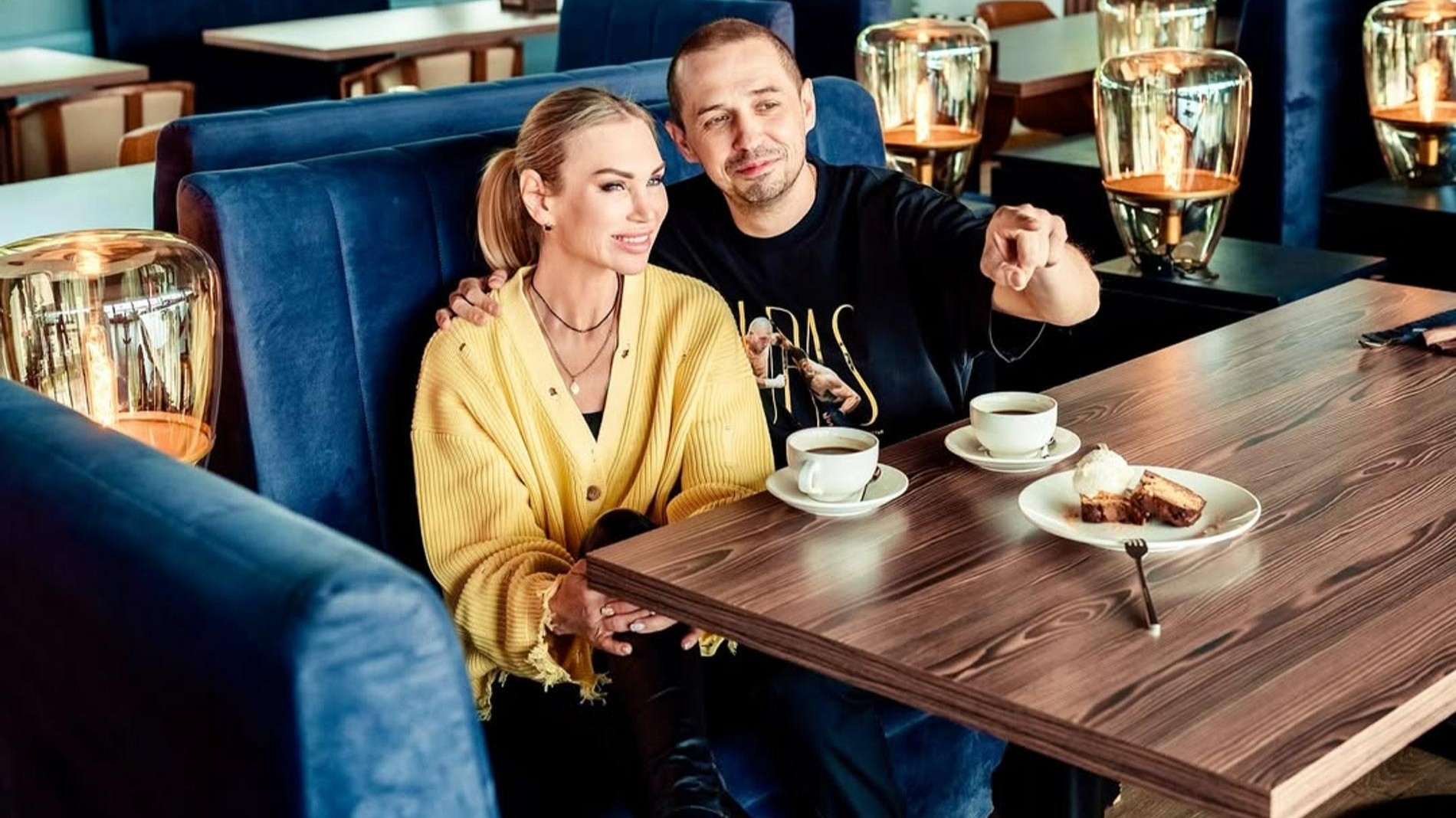 Олег Верещагин с женой. Фото: Инстаграм (запрещен в РФ) @oleg_vereshchagin