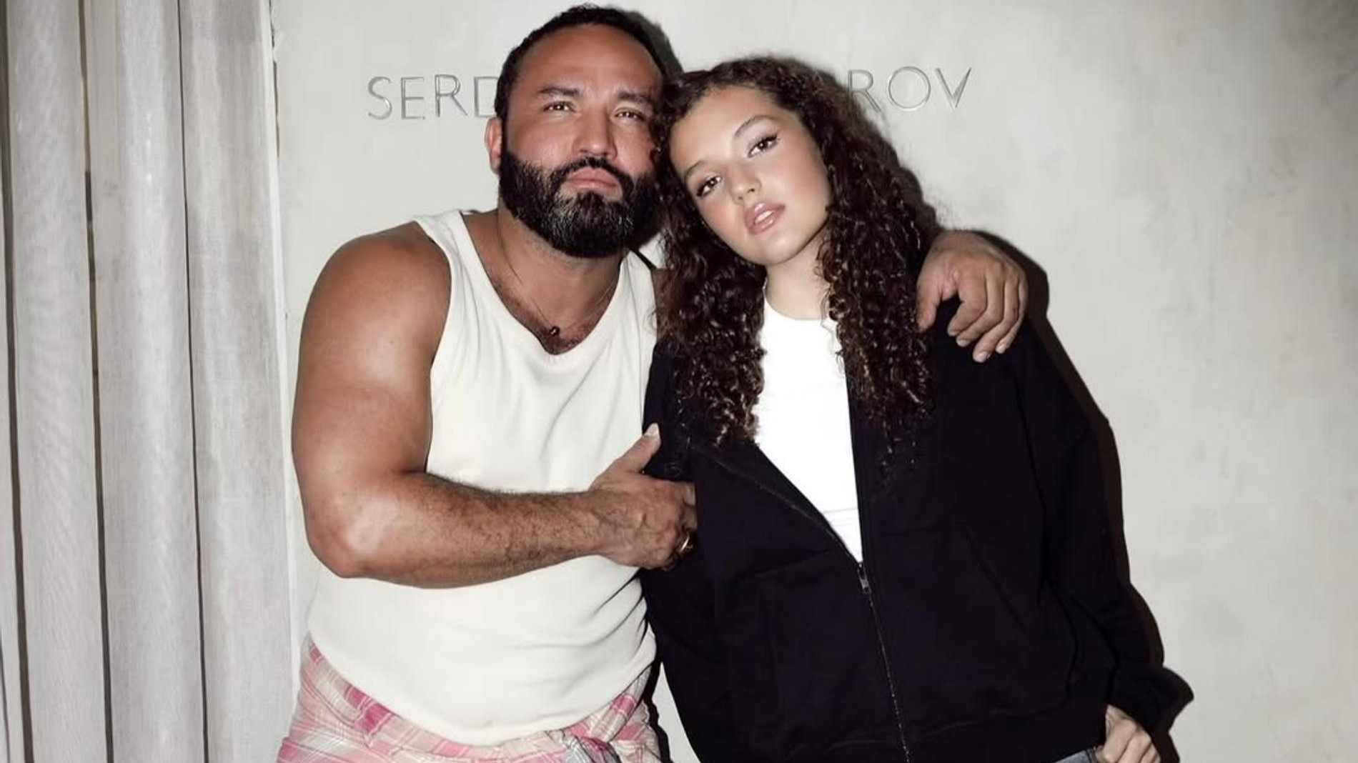 Сердар Камбаров с дочерью Амелией. Фото: Инстаграм (запрещен в РФ) @serdar_kambarov