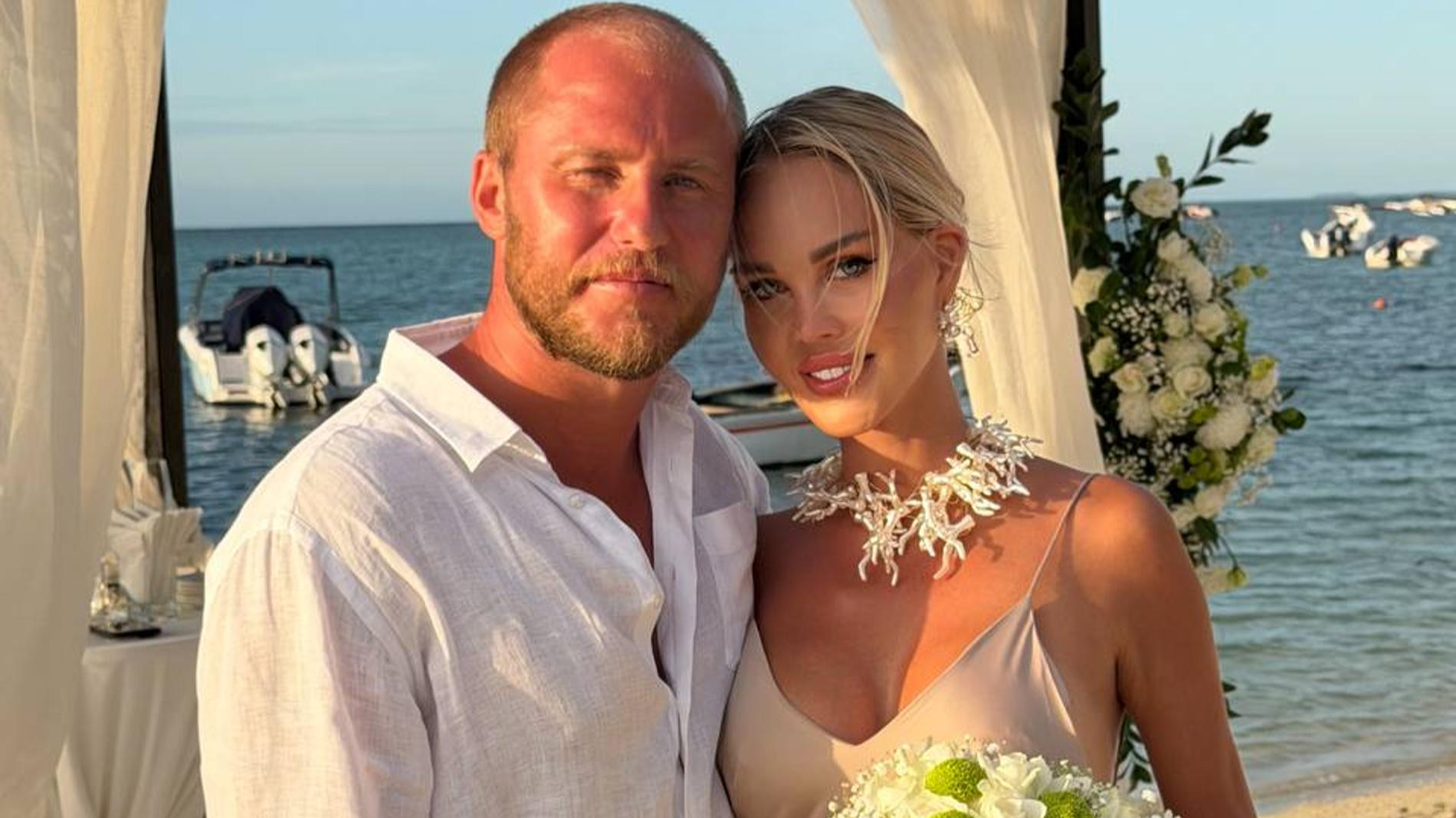 Мария Погребняк с мужем Игорем Головинским. Фото: Telegram @Mariapogas