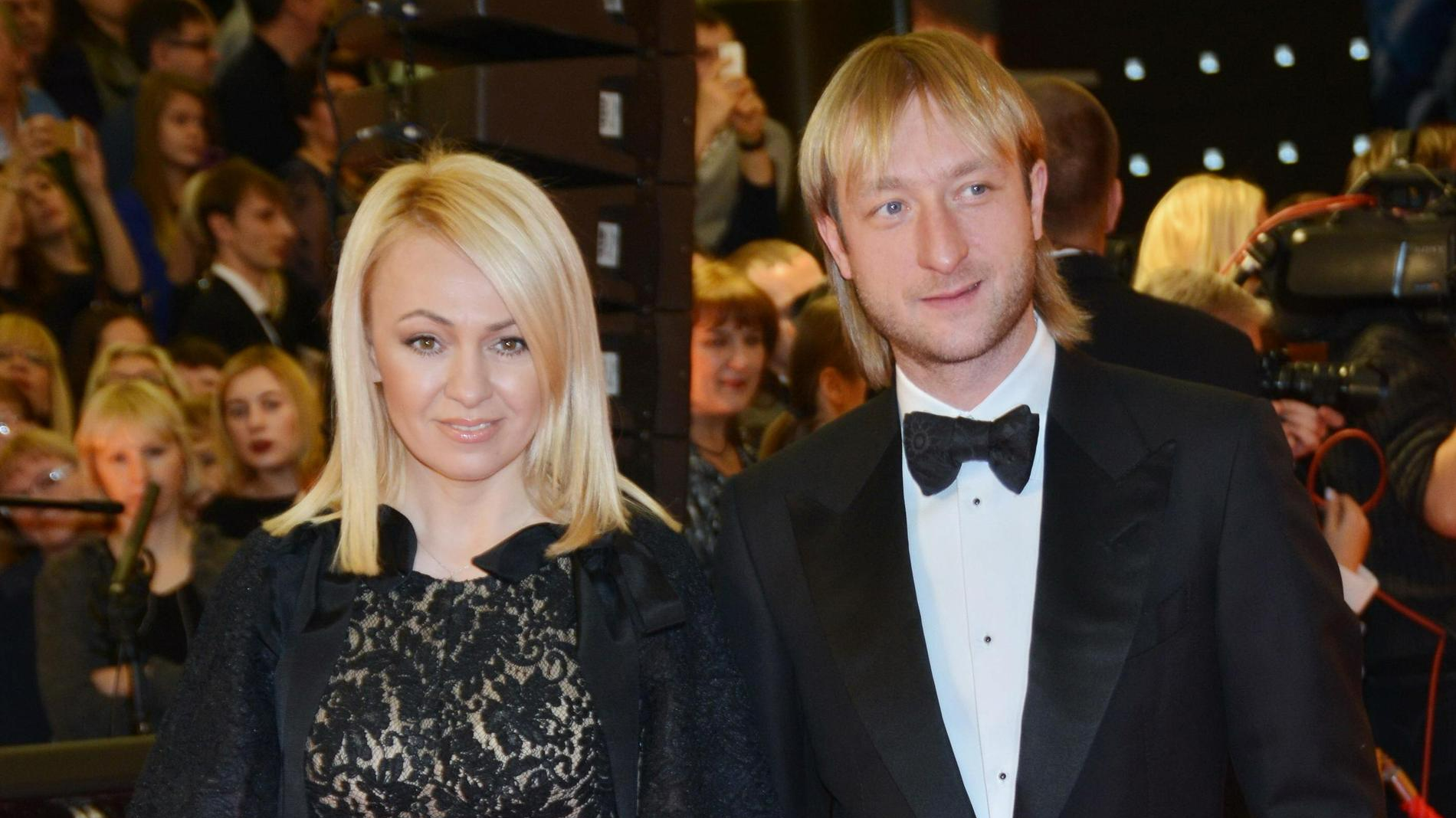 Яна Рудковская и Евгений Плющенко. Фото: Legion-Media