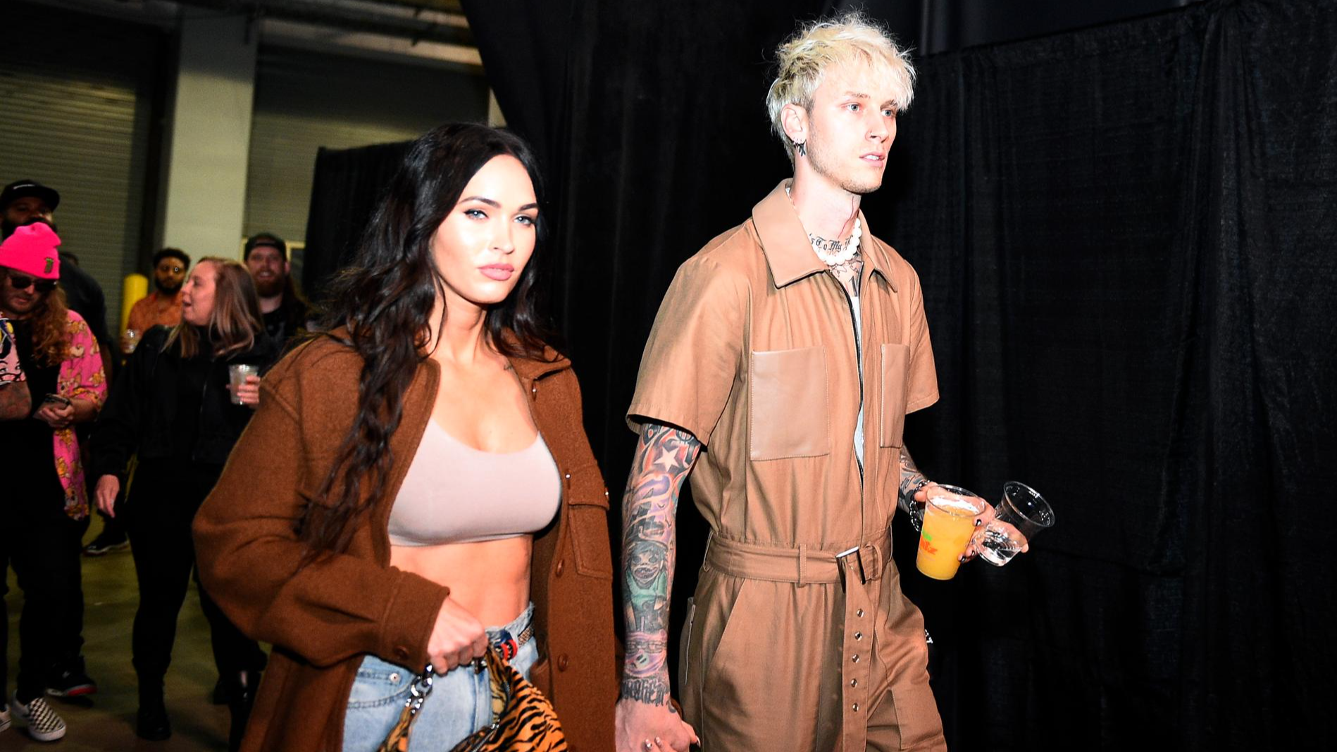 Machine Gun Kelly и Меган Фокс. Фото: Getty Images