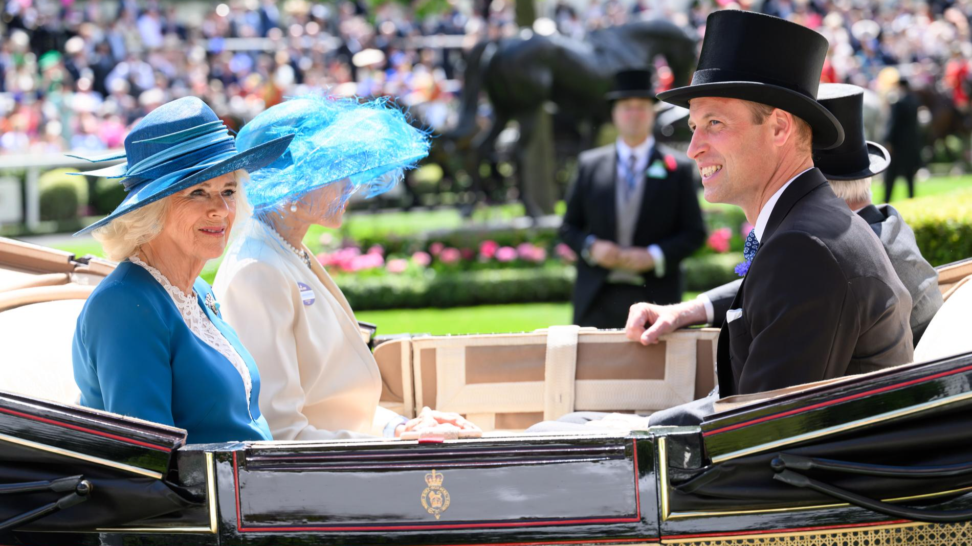 Королева-консорт Камилла и принц Уильям. Фото: Getty Images