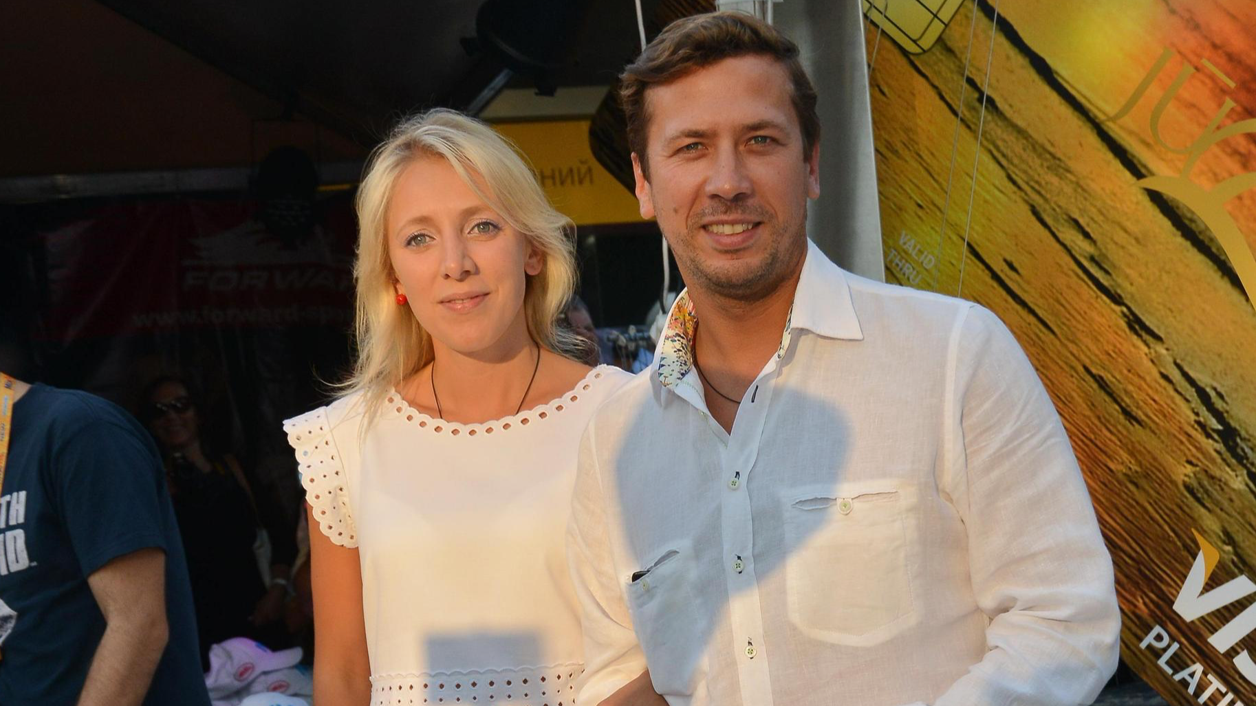 Андрей Мерзликин с супругой. Фото: Legion-Media